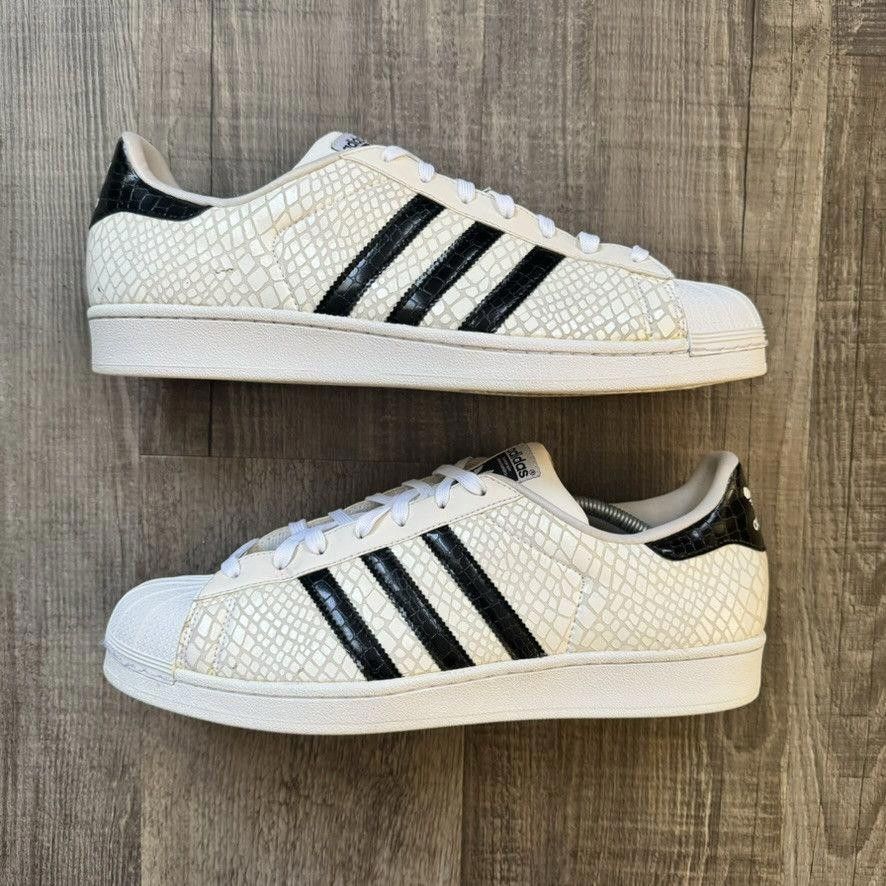 Adidas ADIDAS • Superstar C "White Black" (13M) Size US 13 / EU 46 - 2 Thumbnail