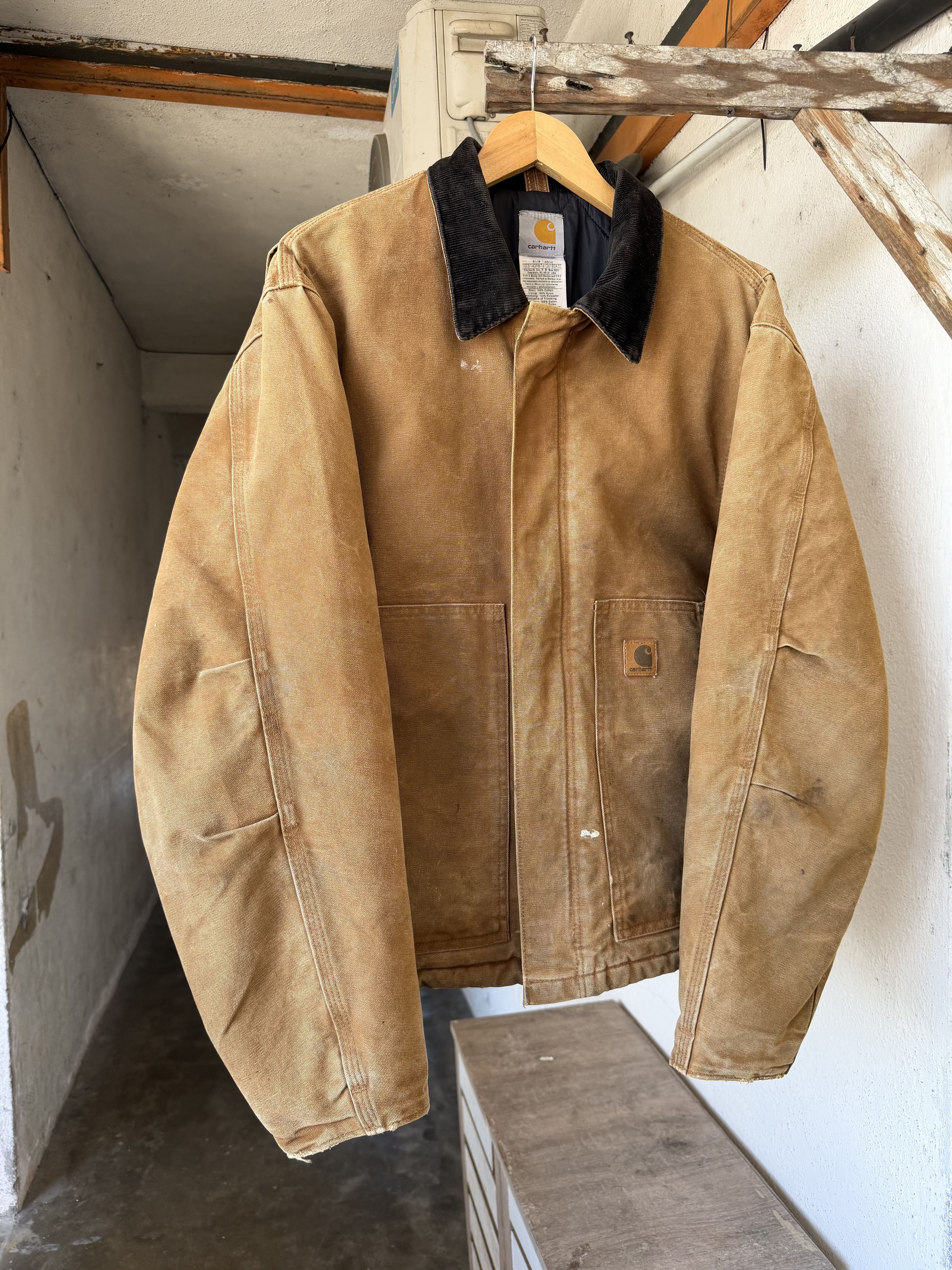 Carhartt Vintage Carhartt Distressed Detroit Zipper Jacket Size US L / EU 52-54 / 3 - 4 Thumbnail