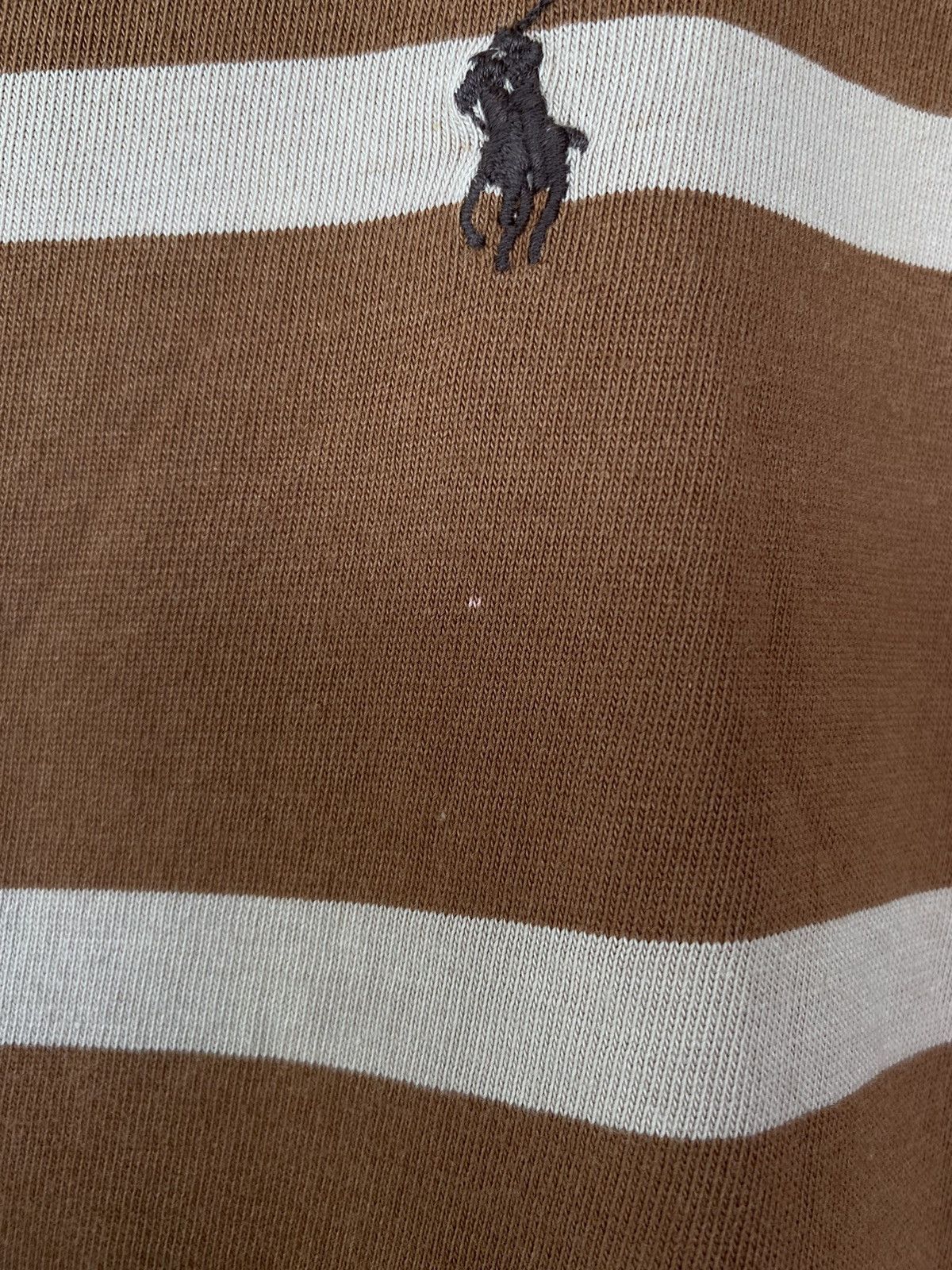 Vintage Vintage Polo Ralph Lauren Stripe Tshirt Size US M / EU 48-50 / 2 - 14 Thumbnail