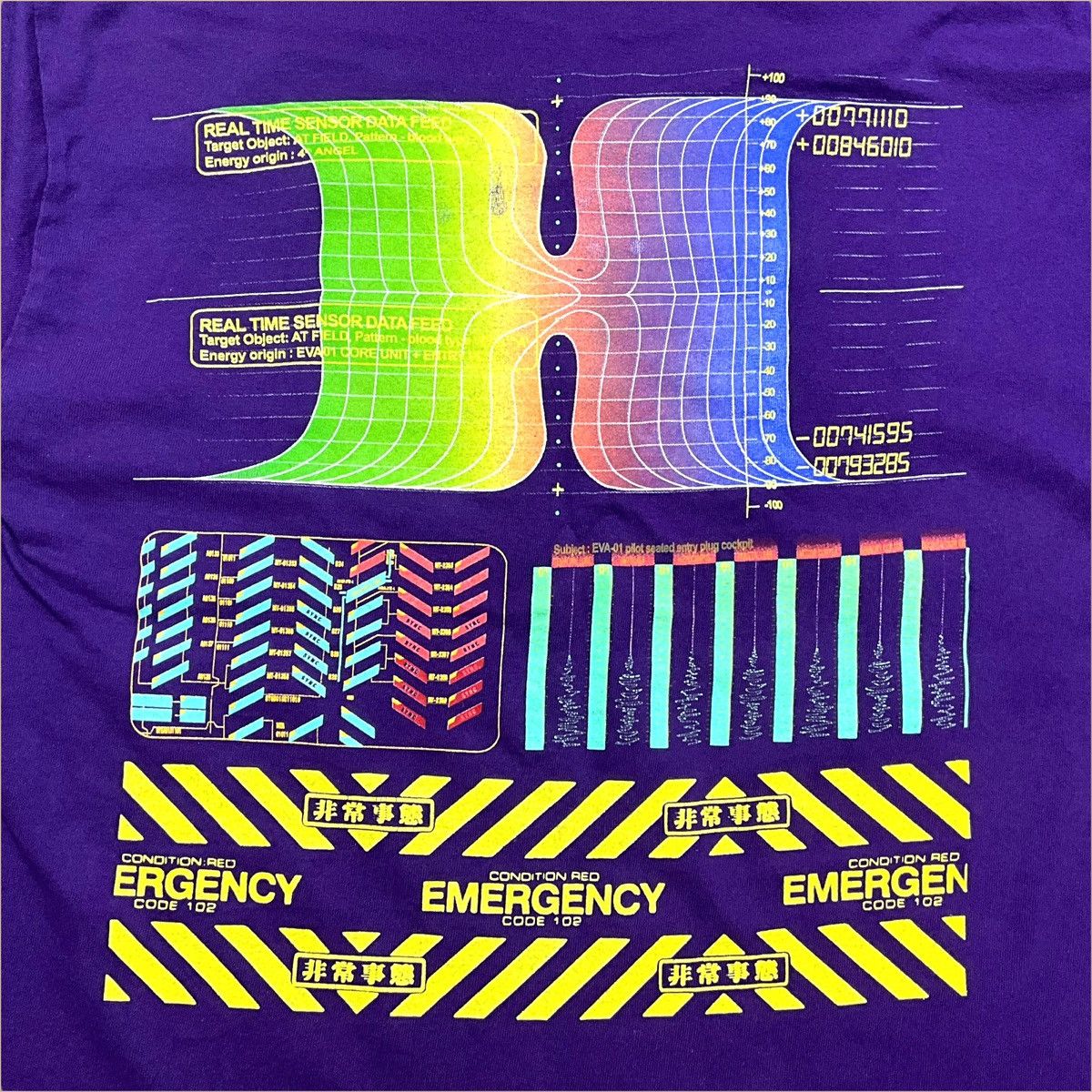 Anime BoxLunch Exclusive X Neon Genesis Evangelion Eva L/S Tee Size US M / EU 48-50 / 2 - 10 Thumbnail