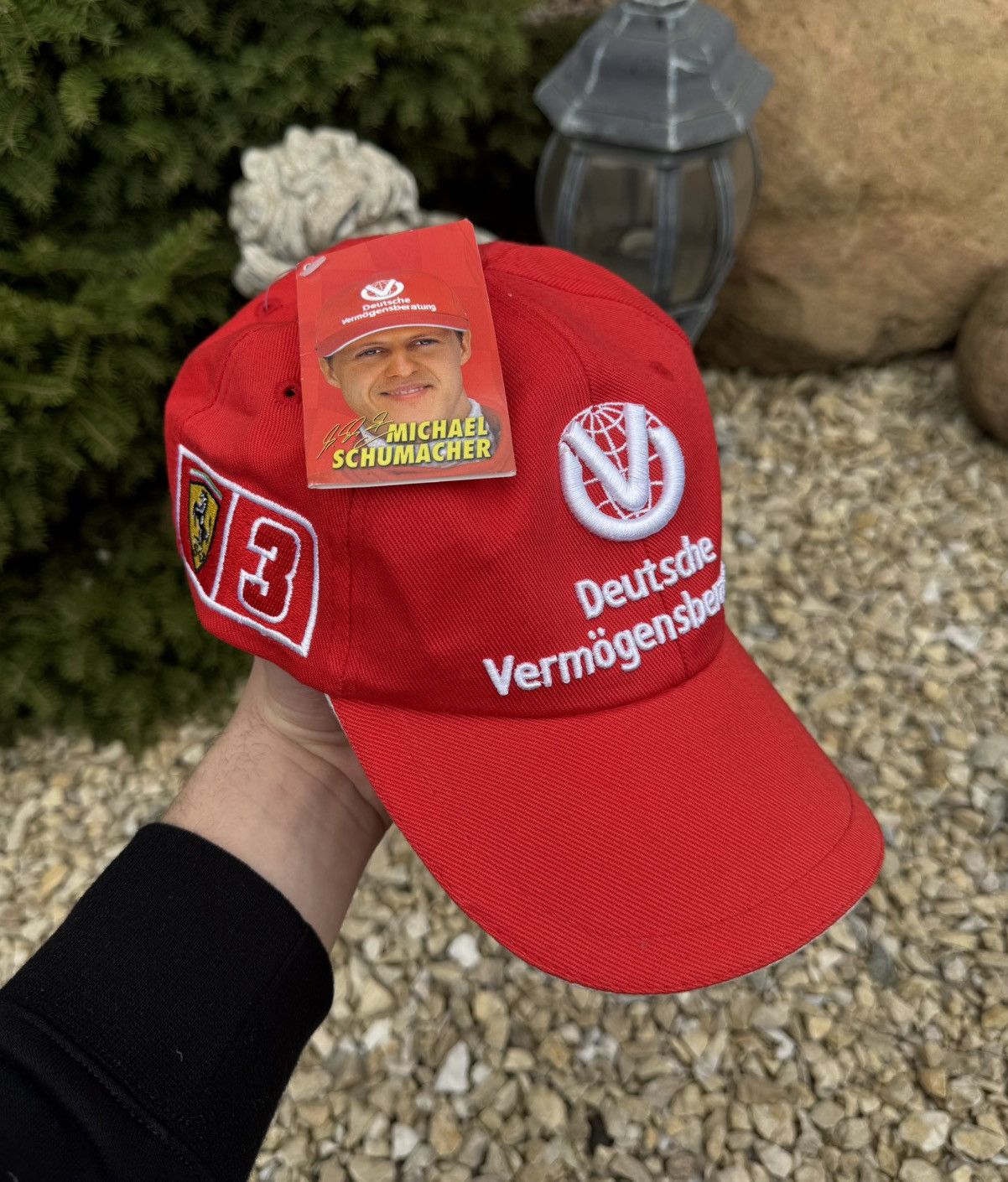 Vintage FERRARI Formula 1 Racing Team Michael Schumacher Cap Hat Size ONE SIZE - 1 Preview