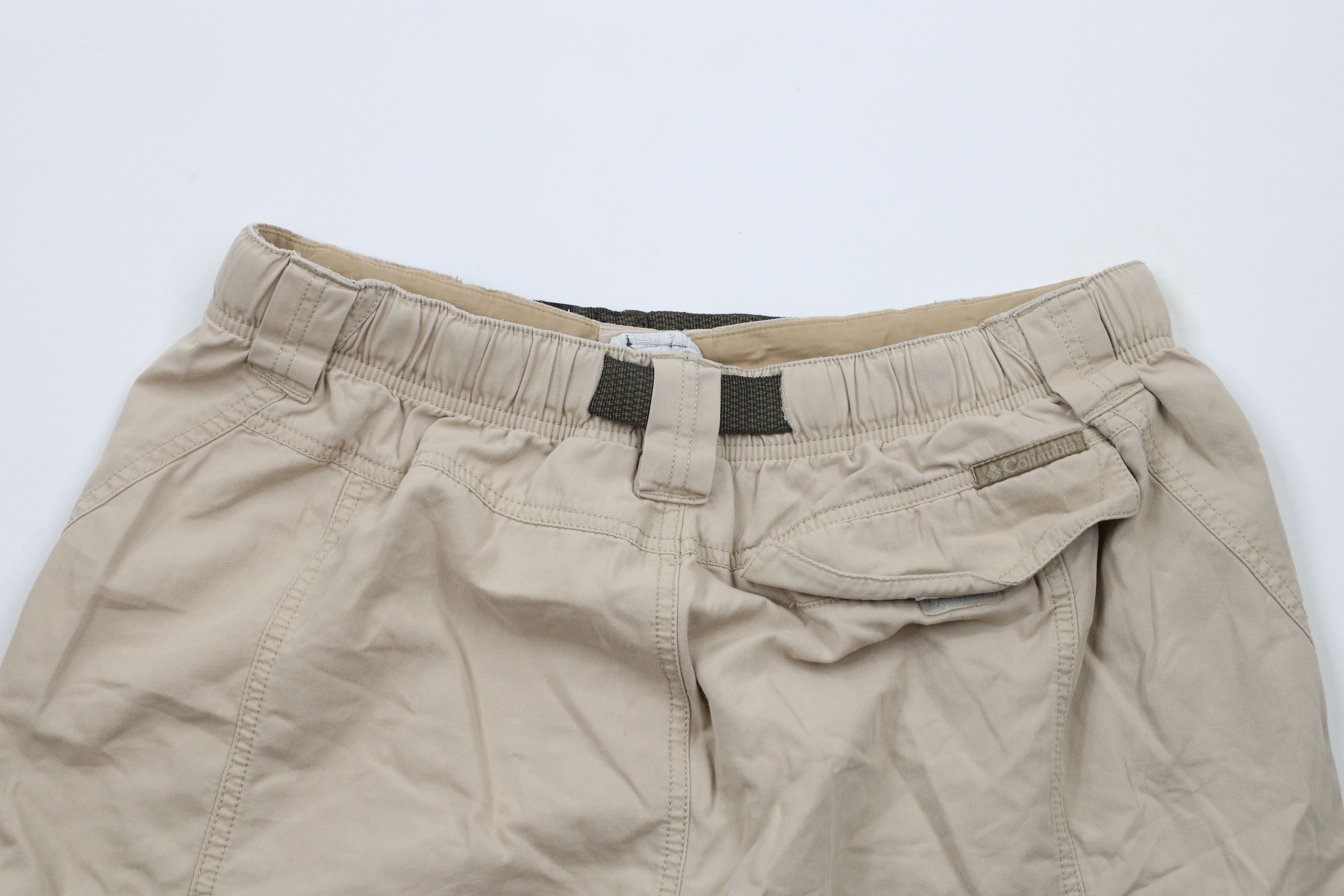 Columbia × Vintage Vintage Columbia Belted Above Knee Cargo Shorts Beige Khaki Size US 34 / EU 50 - 12 Thumbnail