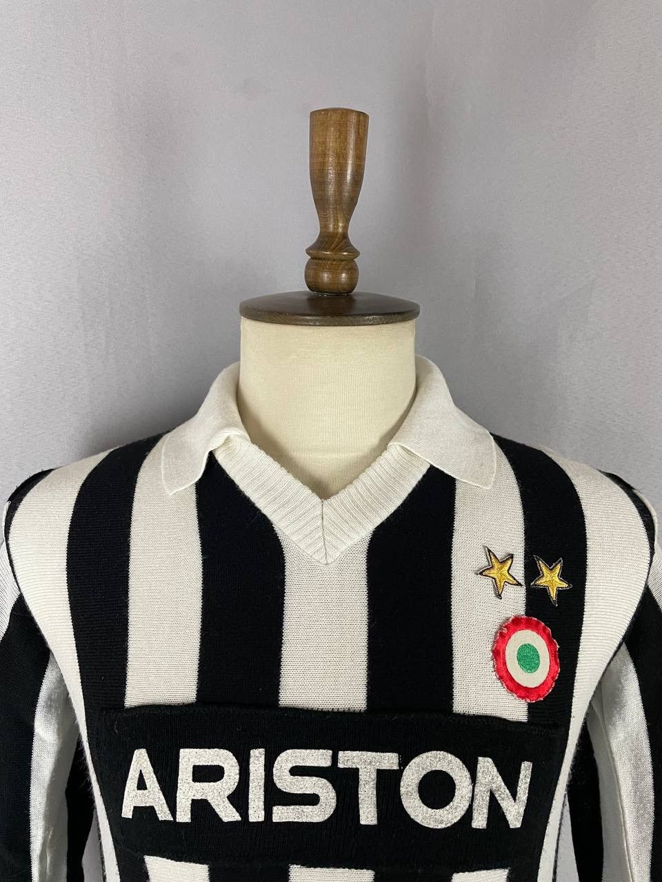 Vintage Juventus Jersey Tee T Shirt Ariston Vintage 1988 Rare Size US L / EU 52-54 / 3 - 3 Thumbnail