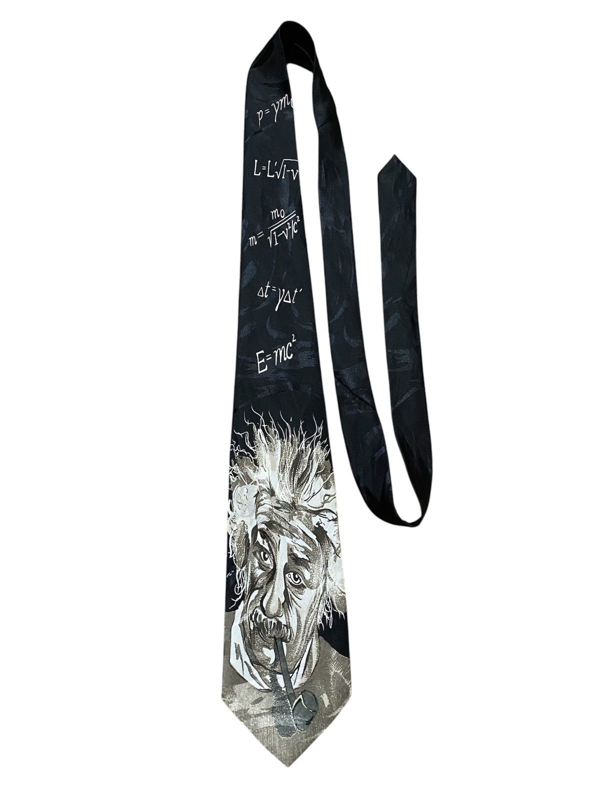 Designer Rare Albert Einstein Design Mathematical Formula Necktie Size ONE SIZE - 2 Thumbnail