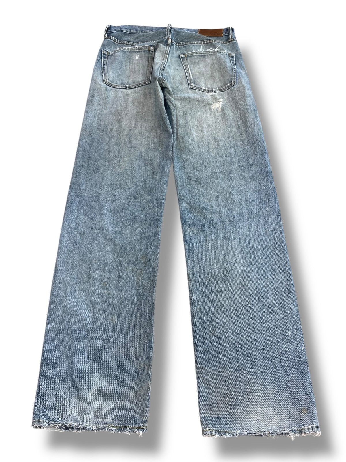 Uniqlo Uniqlo Light Blue Wash Style Loose Jeans Size US 30 / EU 46 - 3 Thumbnail