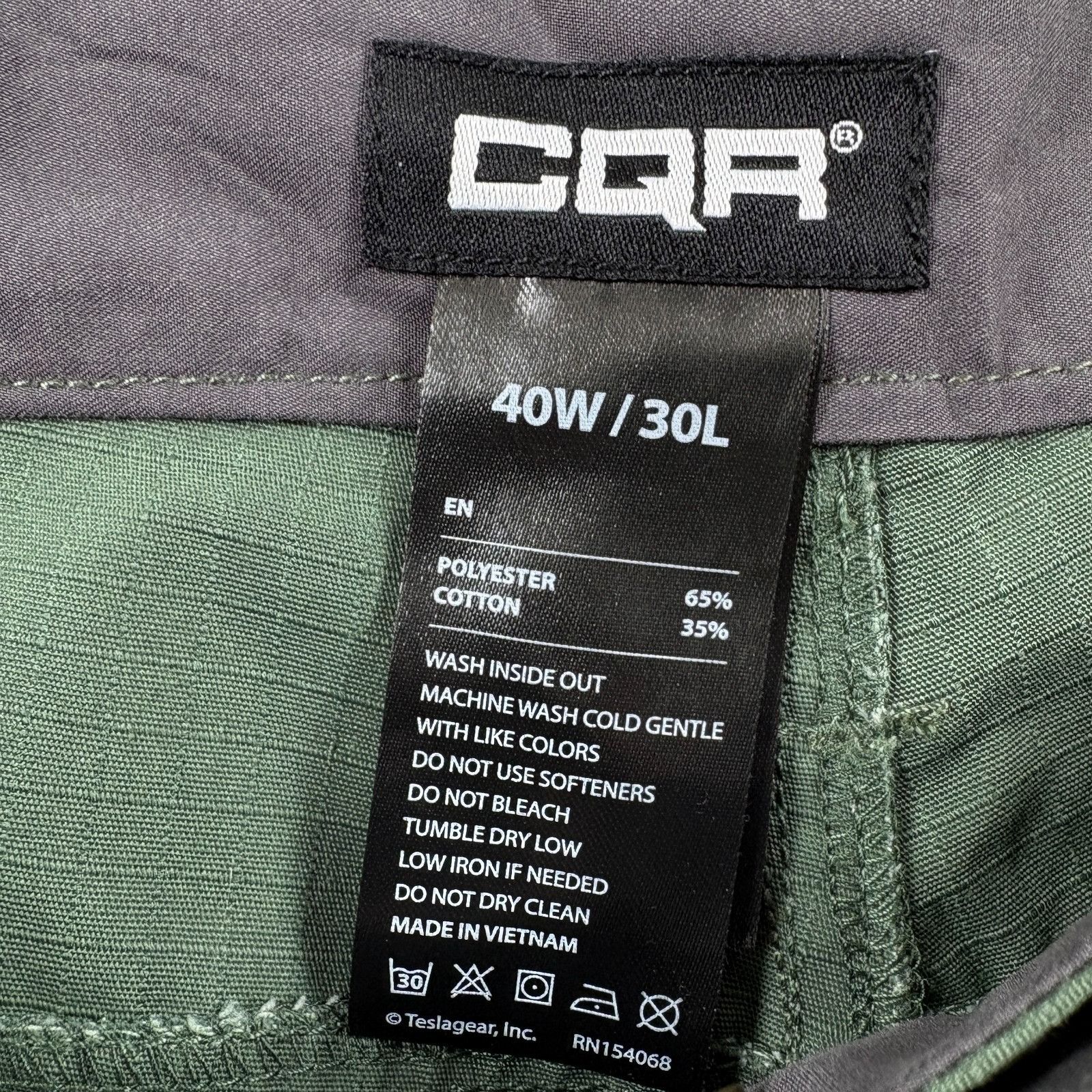 Other CQR Tactical Cargo Pants Mens 40x30 Green Ripstop Hiking Wor Size US 40 / EU 56 - 5 Thumbnail