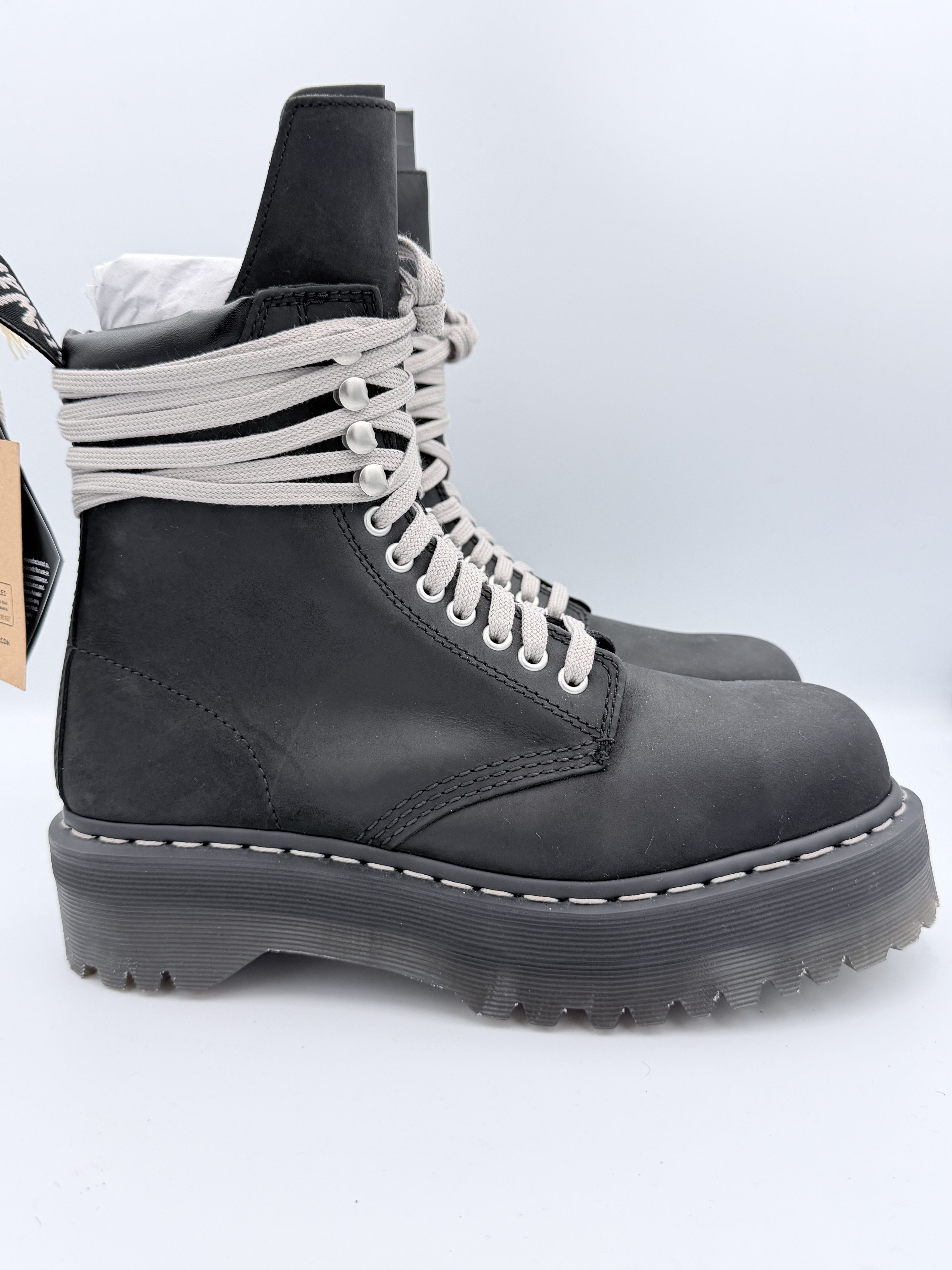 Dr. Martens × Rick Owens Rick Owens Dr. Martns 1460 Quad Sole Steel Toe Boot Size US 7.5 / EU 40-41 - 2 Thumbnail