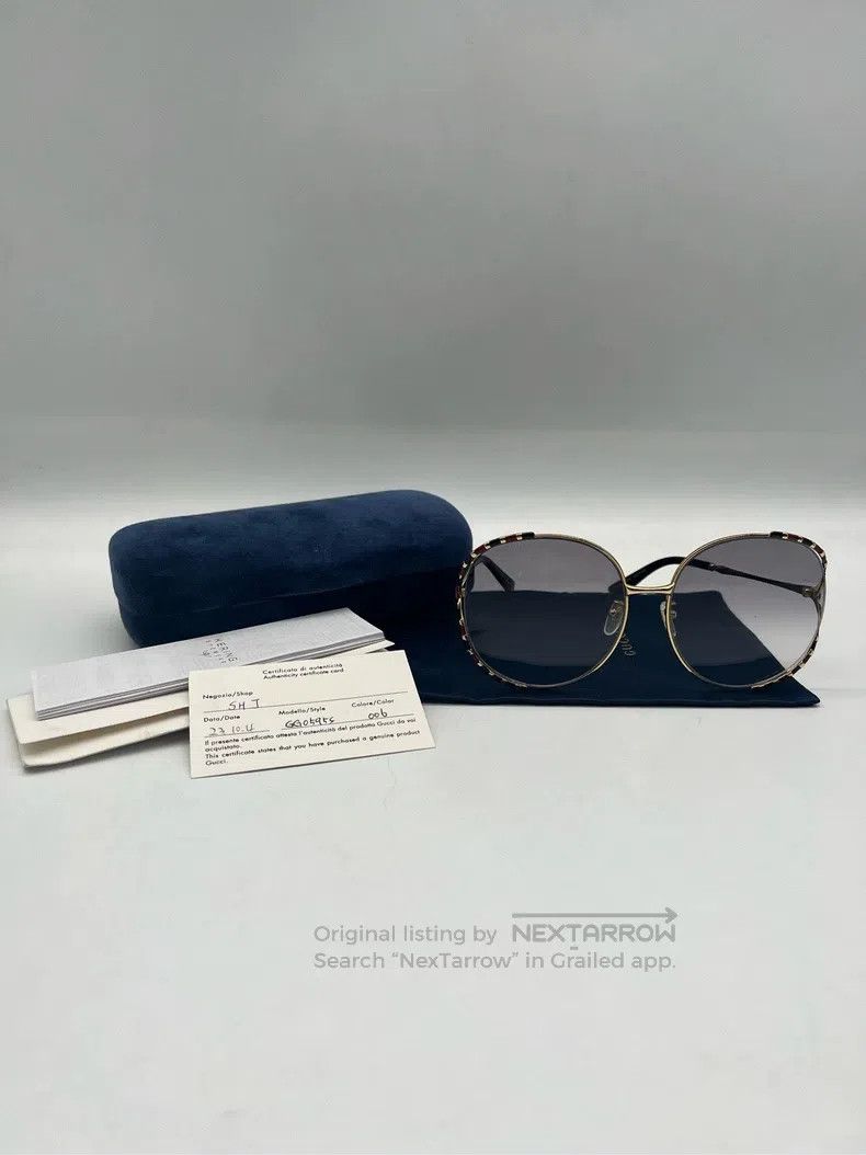 Gucci Gucci Bamboo joint sunglasses Size ONE SIZE - 1 Thumbnail