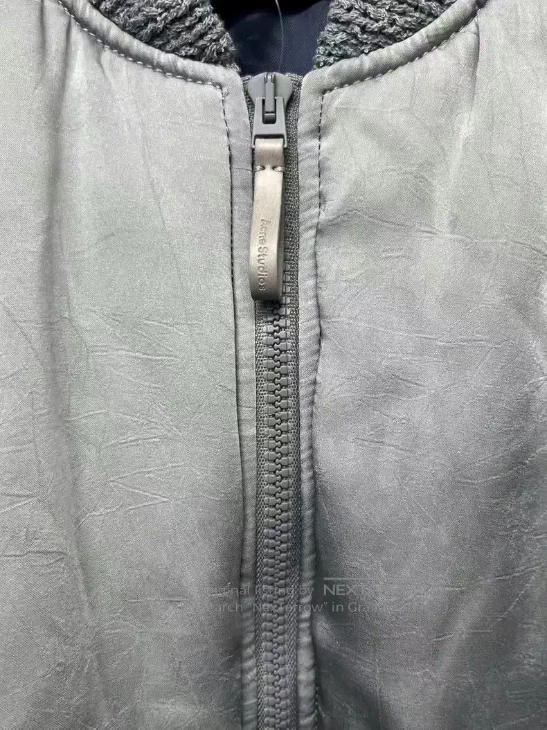 Acne Studios Acne Studios Solid Pocket Jacket Misty Blue Size 4XL / US 24-26 - 3 Thumbnail