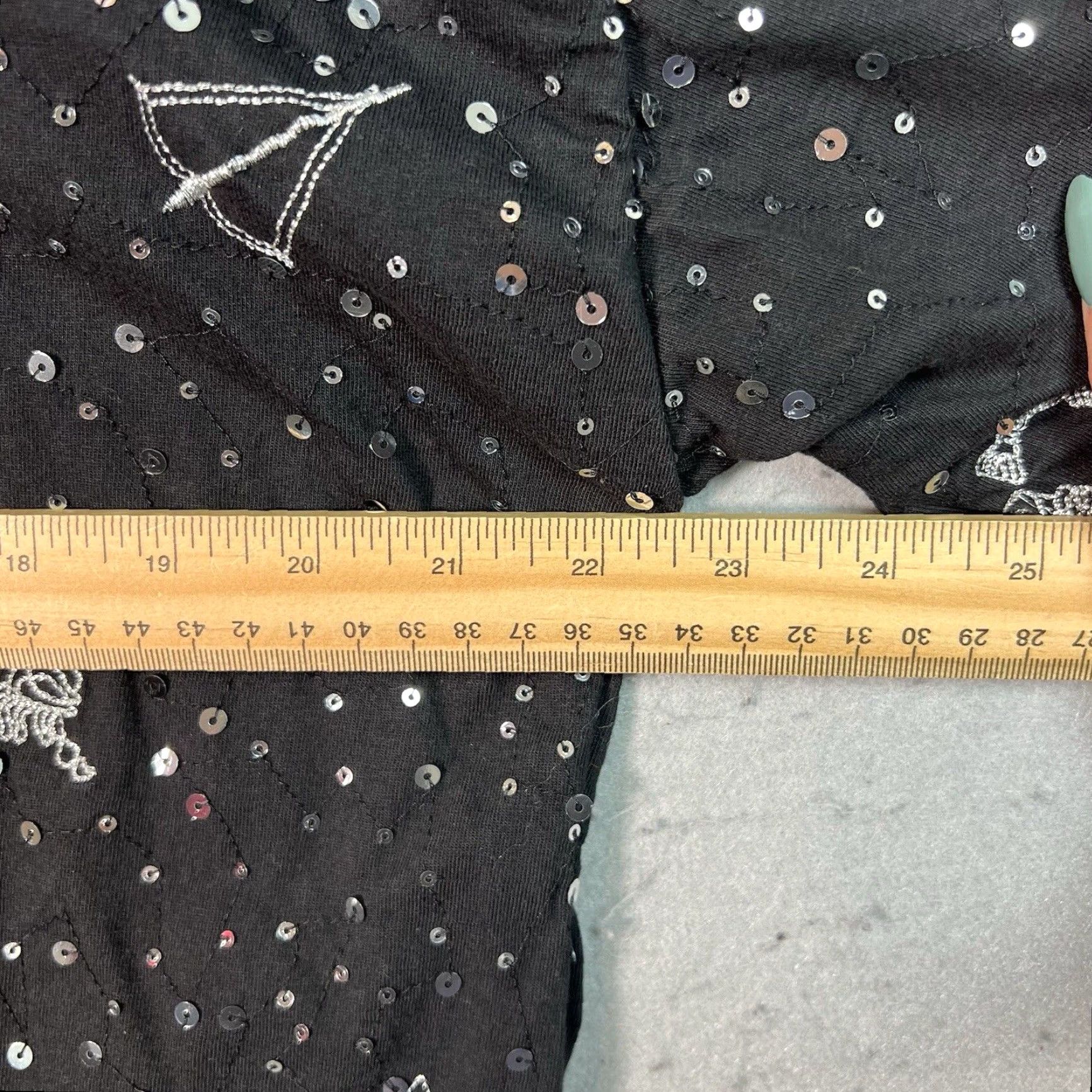 Asos VINTAGE ASOS Design T-Shirt Shirt Women Adult 6 Black Space Zodiac Signs 90s Mens? Girls? Wait. Size M / US 6-8 / IT 42-44 - 2 Thumbnail
