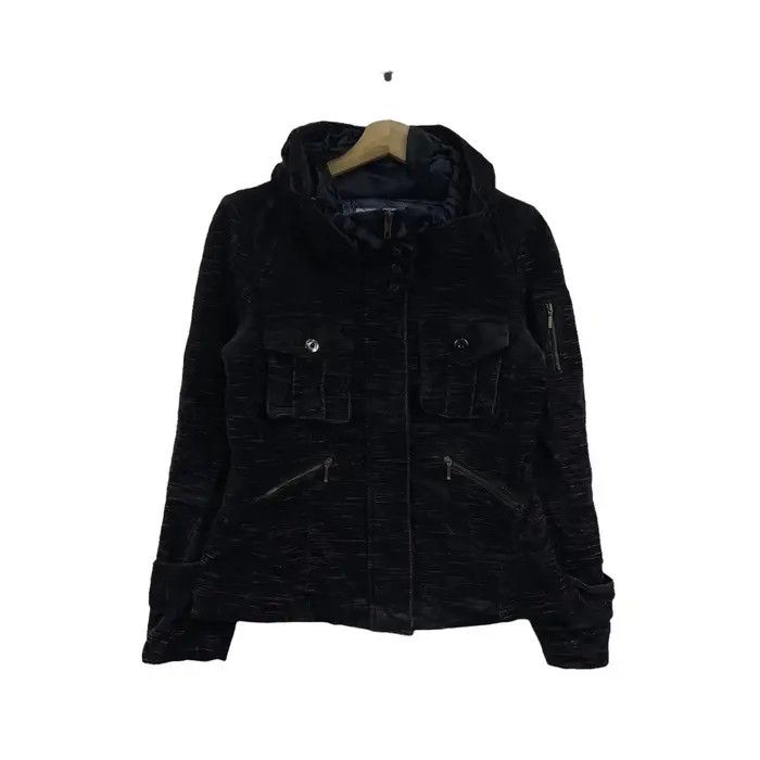 Vintage Vtg 90’ TIRA VENTO DONNA Punk Motocycle Tactical Jacket Size M / US 6-8 / IT 42-44 - 1 Thumbnail