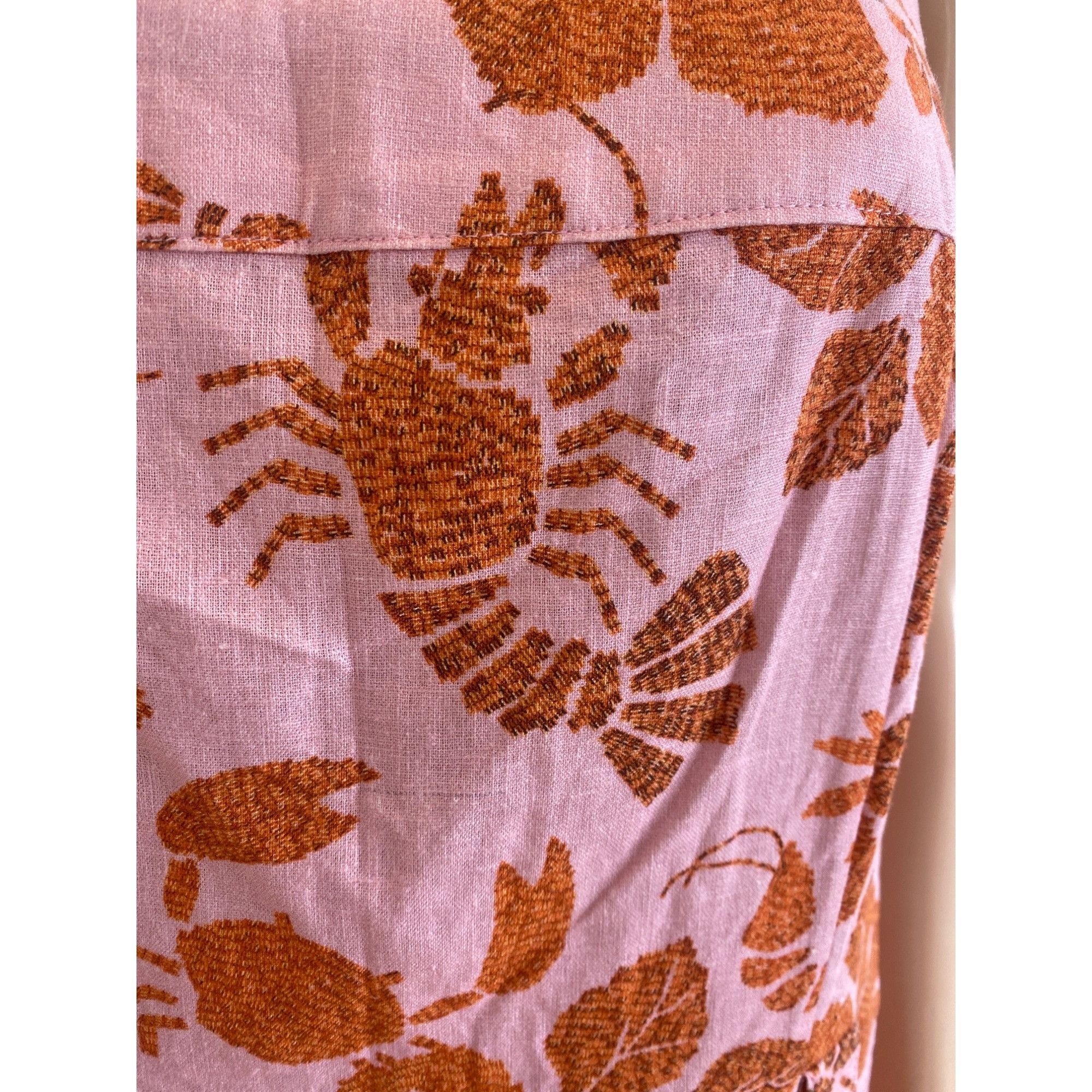 Farm Rio NWT Farm Rio Lobster Floral Mini Dress w/ pockets Large MSRP Size L / US 10 / IT 46 - 8 Thumbnail