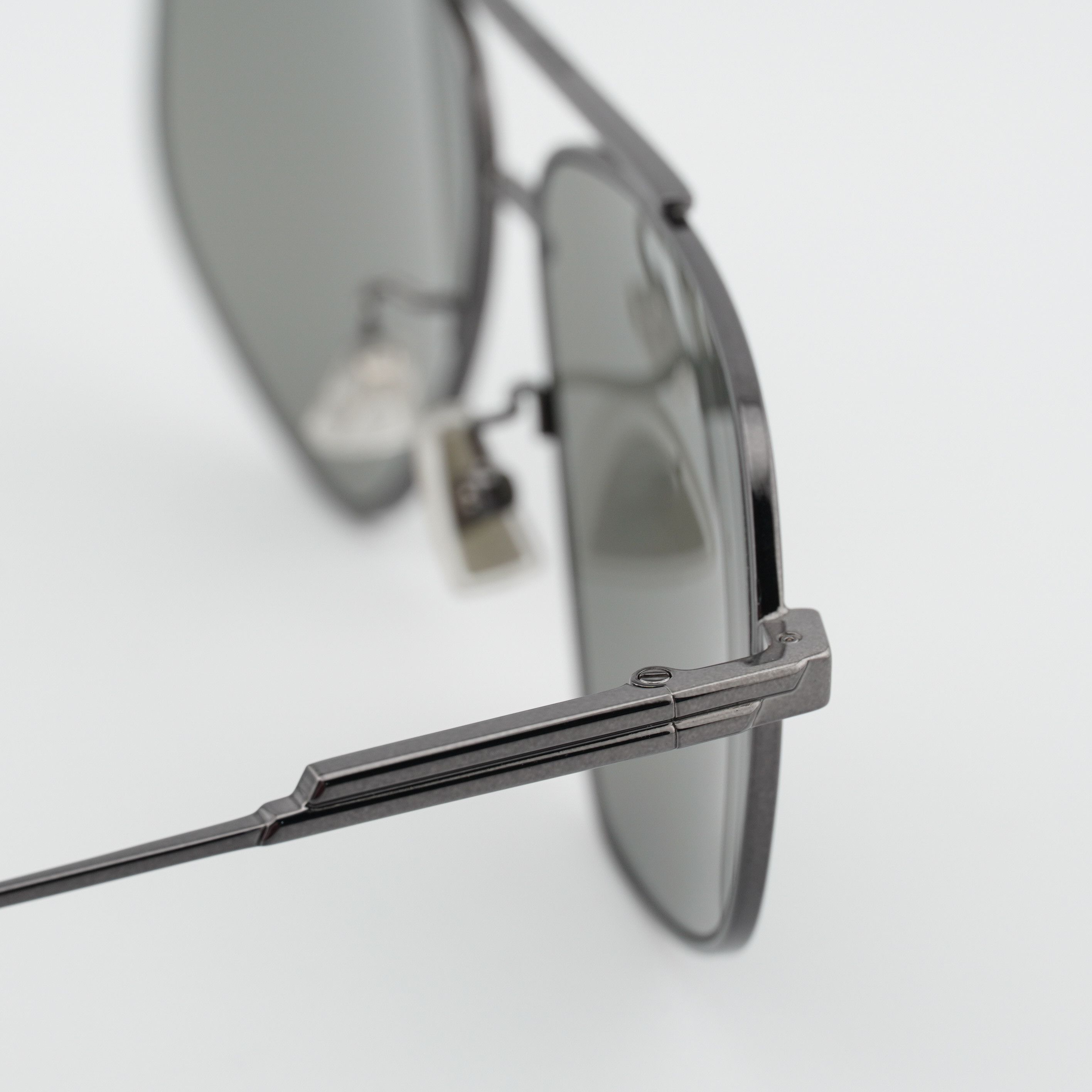 Bottega Veneta Bottega Veneta BV1194S 001 Sunglasses Ruthenium Aviator Fram Size ONE SIZE - 6 Thumbnail