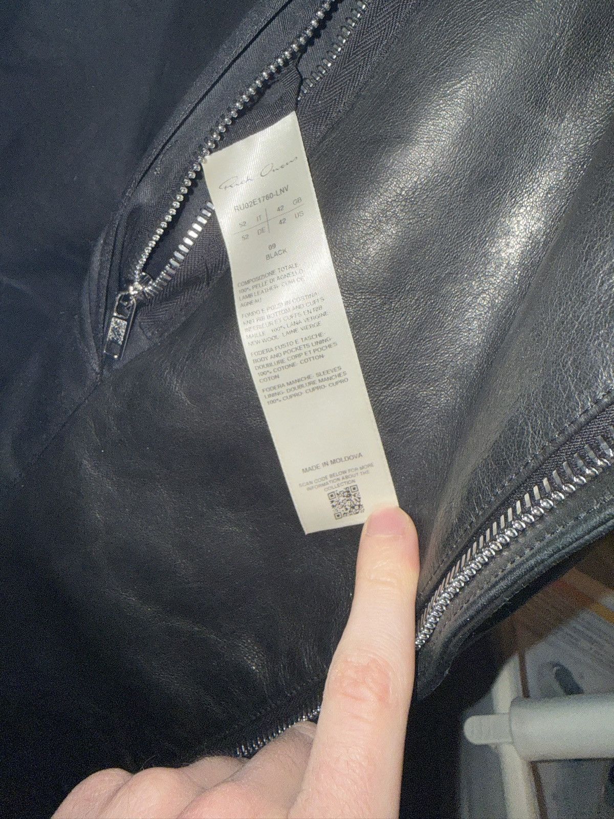 Rick Owens Rick Owens Hollywood Flight Leather Jacket 52 NWT Size US L / EU 52-54 / 3 - 4 Thumbnail