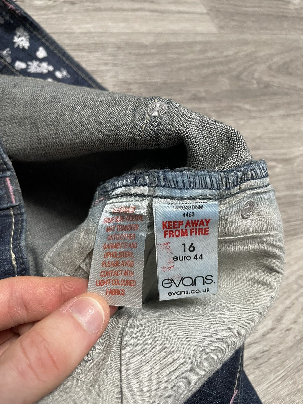 Japanese Brand New Boot Cut Rhinestones Denim Jeans Vintage Y2K 90s Punk Size 38" / US 16 / IT 52 - 15 Thumbnail
