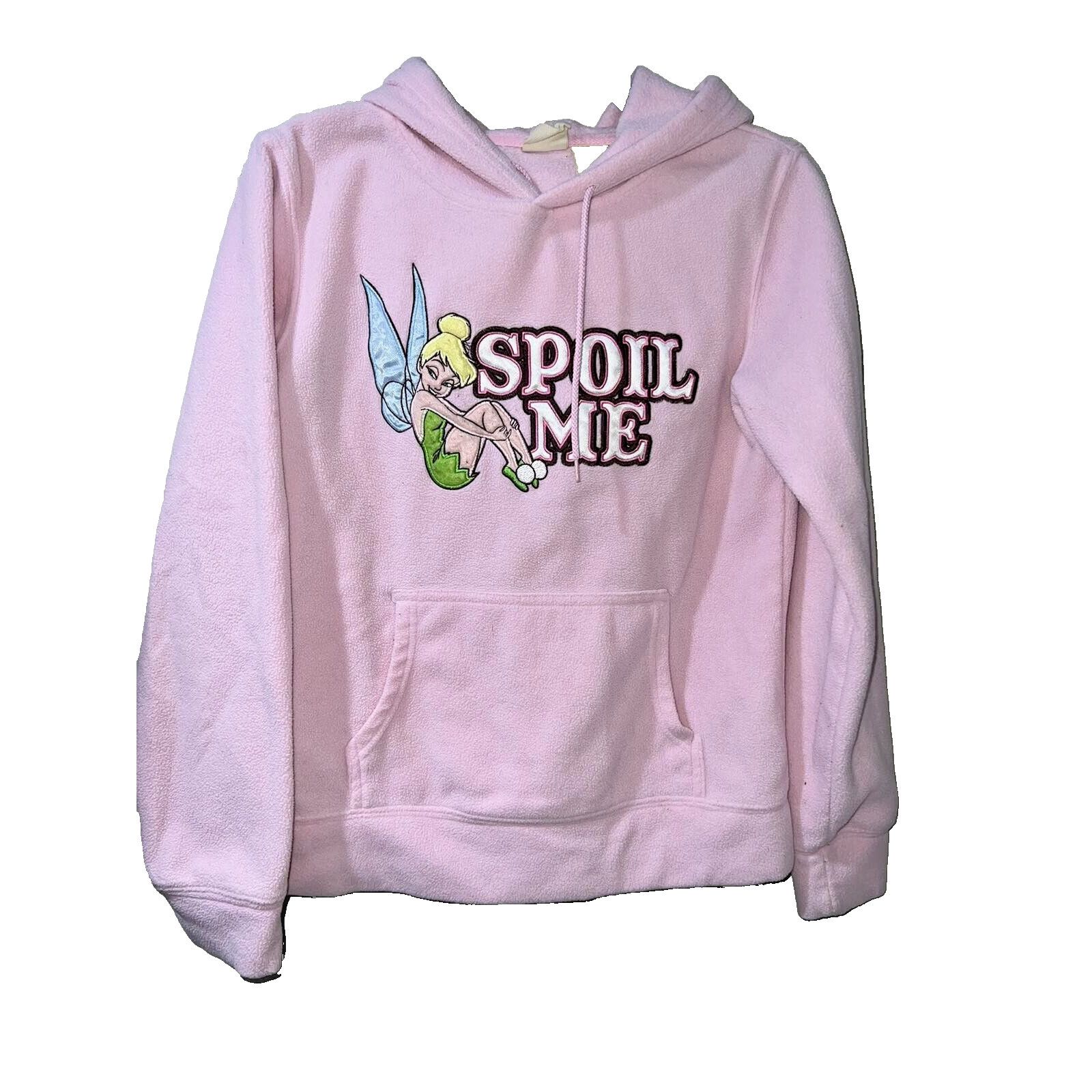 Disney Disney Tinkerbell Spoil Me Pink Fleece Pullover M A000393 Size M / US 6-8 / IT 42-44 - 1 Thumbnail