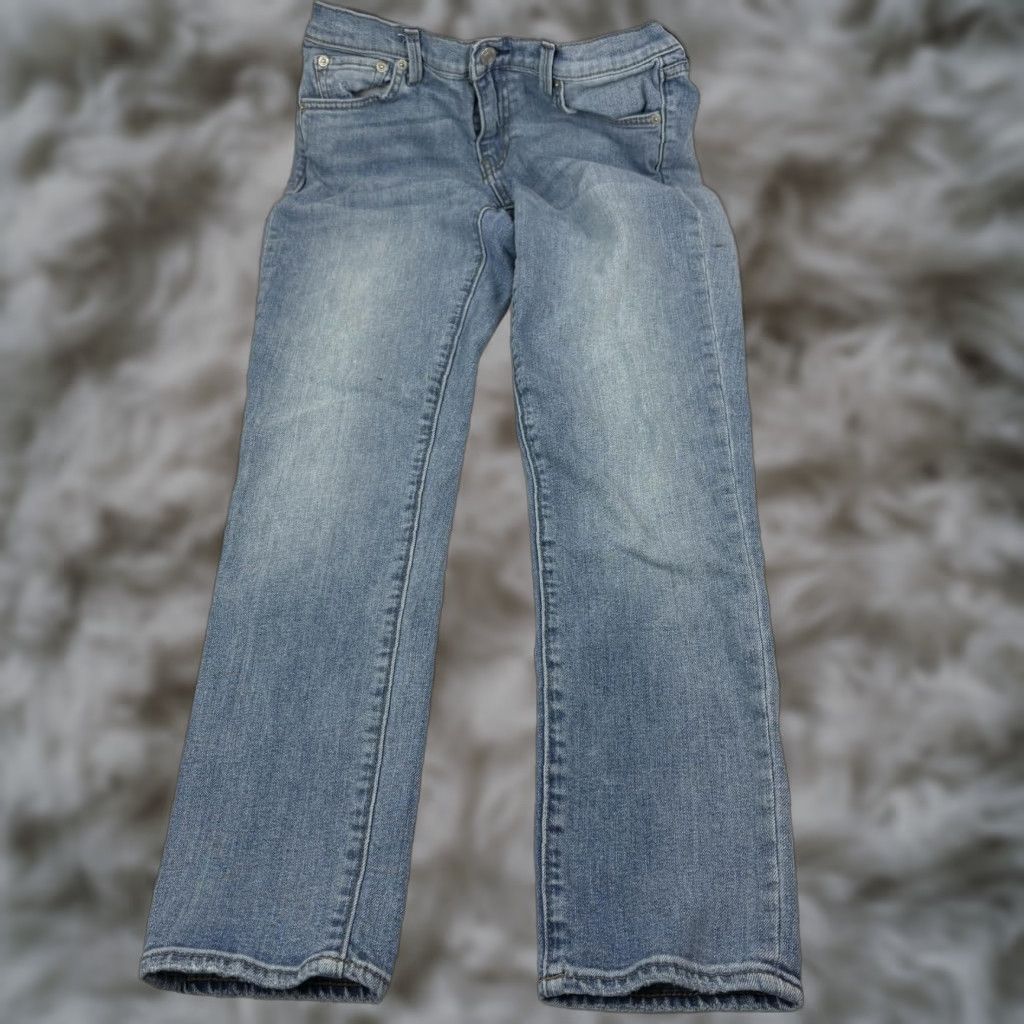 Gap VINTAGE Gap 1969 Jeans Womens 26 Light Wash Mid Rise Straight Stretch Denim 28 x 28 Size 26" / US 2 / IT 38 - 1 Thumbnail