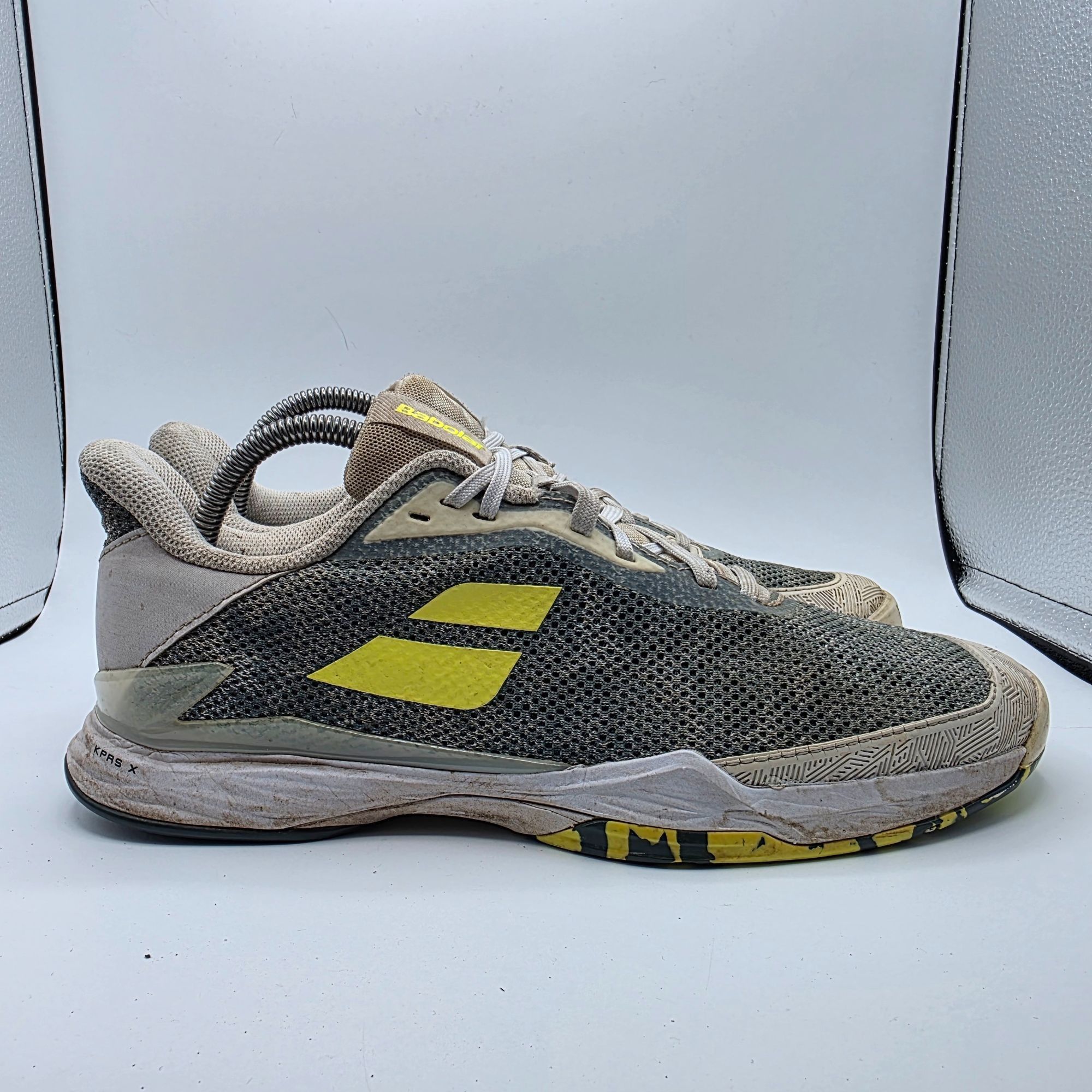 Other Babolat Jet Tere All Court Mens Size 9.5 Gray Yellow Tennis Size US 9.5 / EU 42-43 - 12 Thumbnail