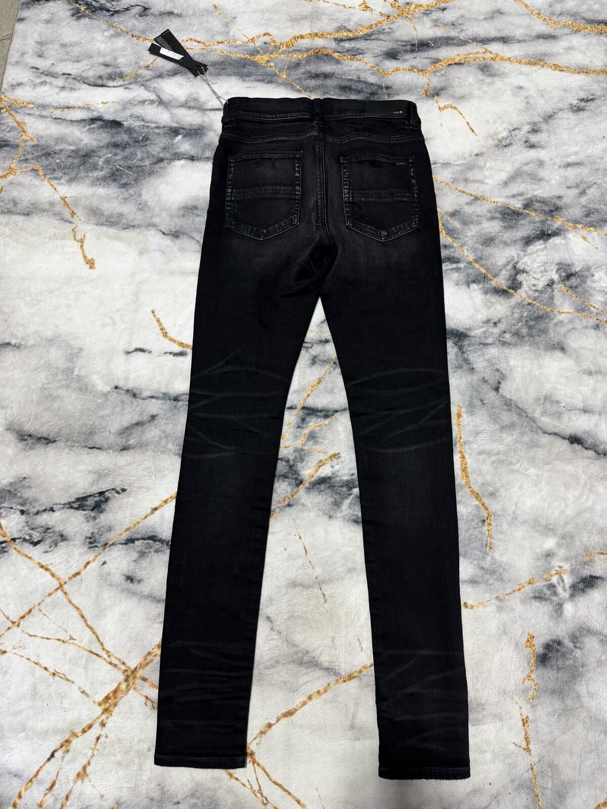 Amiri Amiri Thrasher Rainbow Paisley Black Denim NEW - Sz31 Size US 31 - 3 Thumbnail
