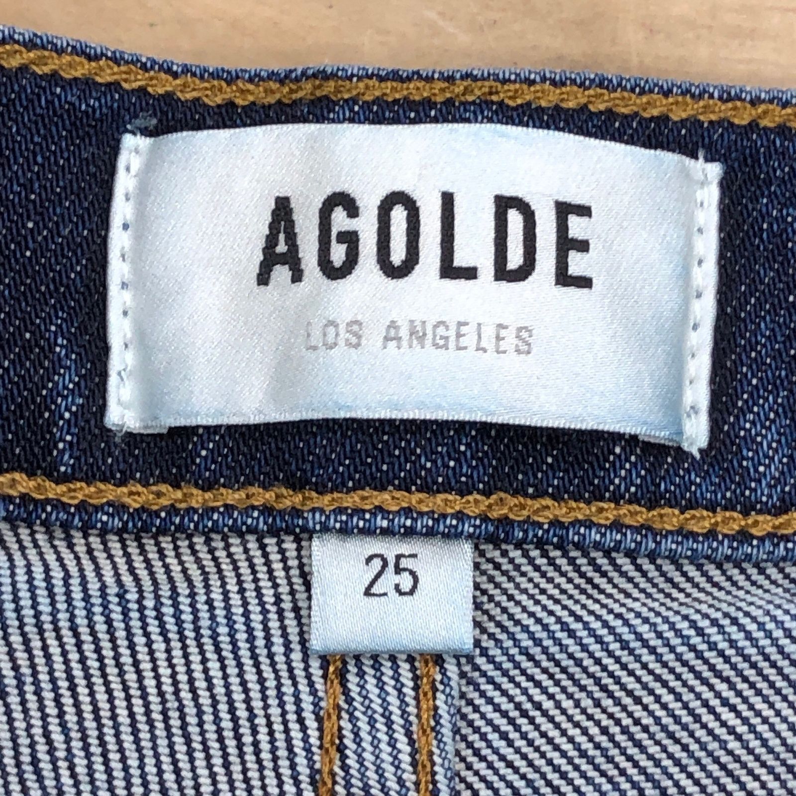 Agolde AGoldE Size 25 Jeans Pinch Waist Skinny Leg Dark Wash USA Size 27" / US 4 / IT 40 - 9 Thumbnail