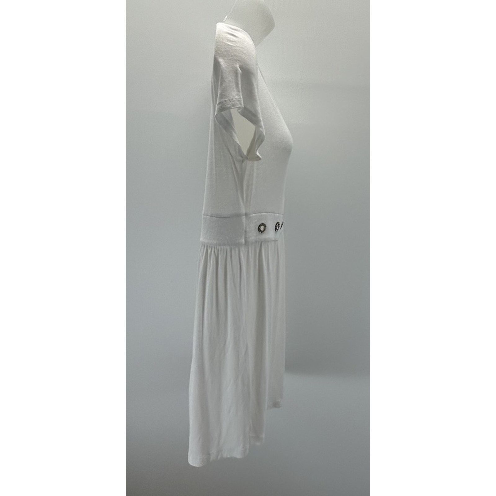 Other V Cristina Dress Woman's Medium White Stretch. Size M / US 6-8 / IT 42-44 - 5 Thumbnail