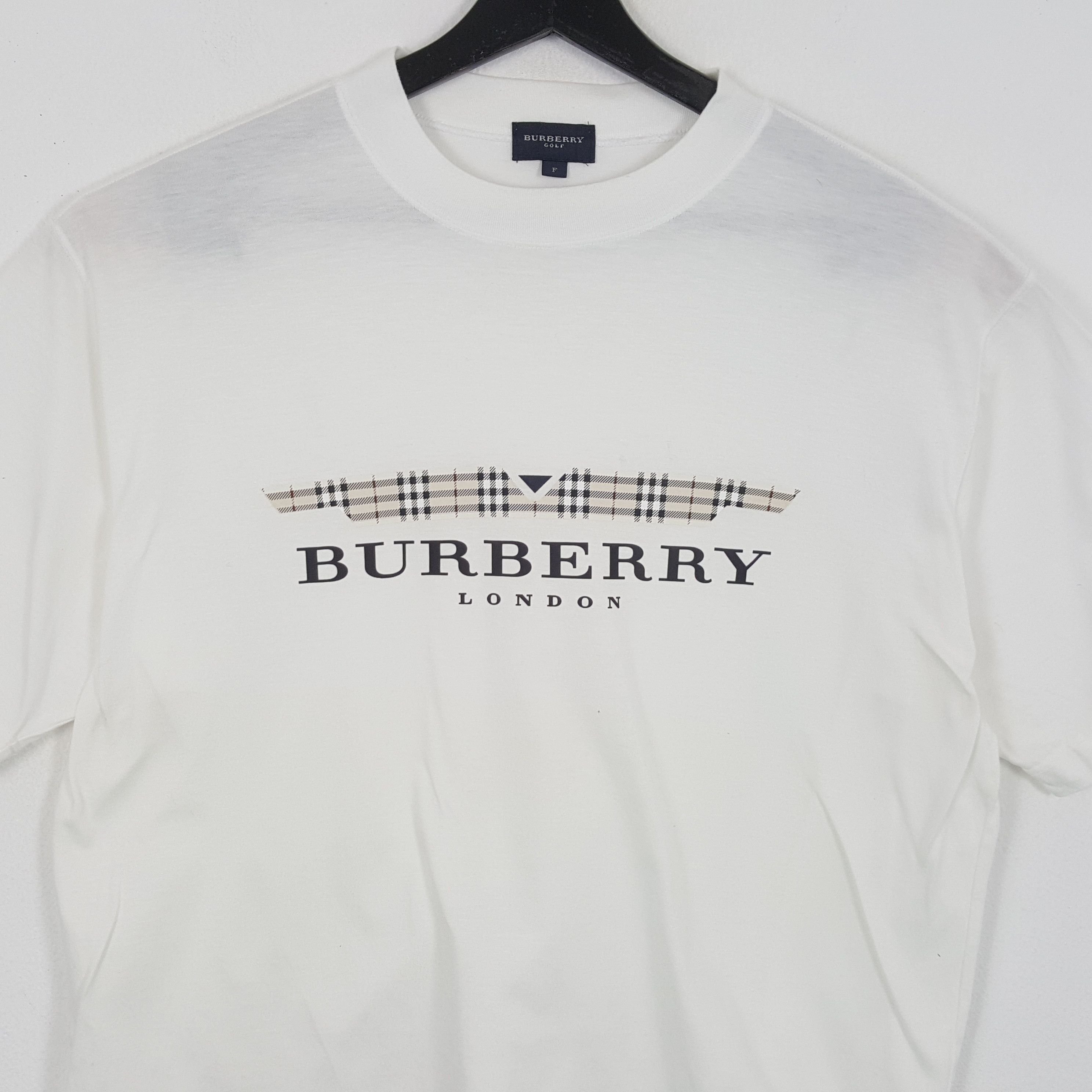 Burberry BURBERRY Golf Luxury Brand Nova Check Custom Art Tshirt Size US L / EU 52-54 / 3 - 2 Thumbnail