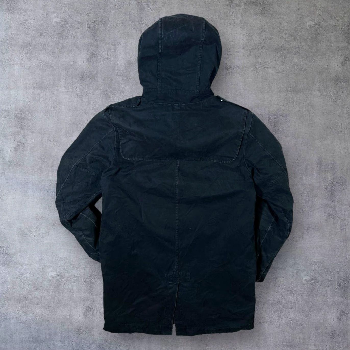 Adidas Adidas Originals Fleece Lined Hooded Black Cotton Mod Parka Jacket Coat Small Womens Hoodie Jacket Size S / US 4 / IT 40 - 3 Thumbnail