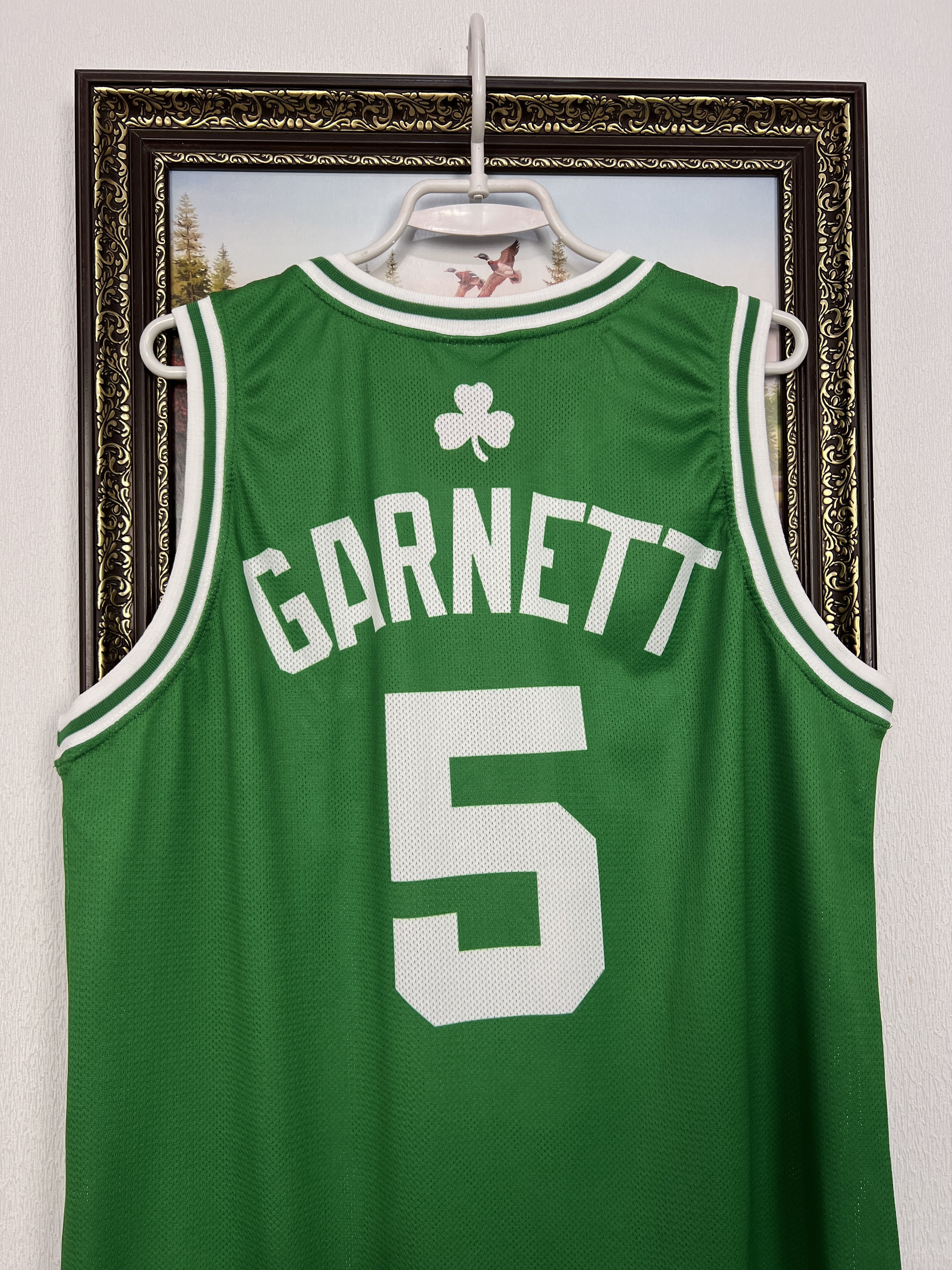 Champion Vintage 90's Garnett Boston Celtics NBA Jersey Trikot Rare Size US L / EU 52-54 / 3 - 9 Thumbnail