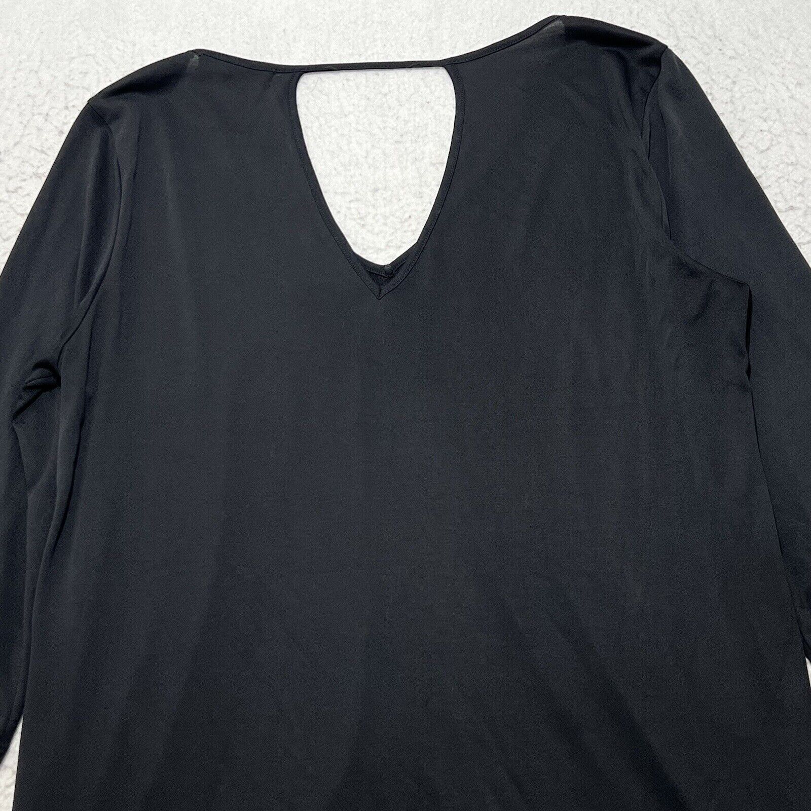 Anthropologie Pleione Anthropologie 3/4 Sleeve Hi-Lo V-Neck Blouse Size S / US 4 / IT 40 - 11 Thumbnail