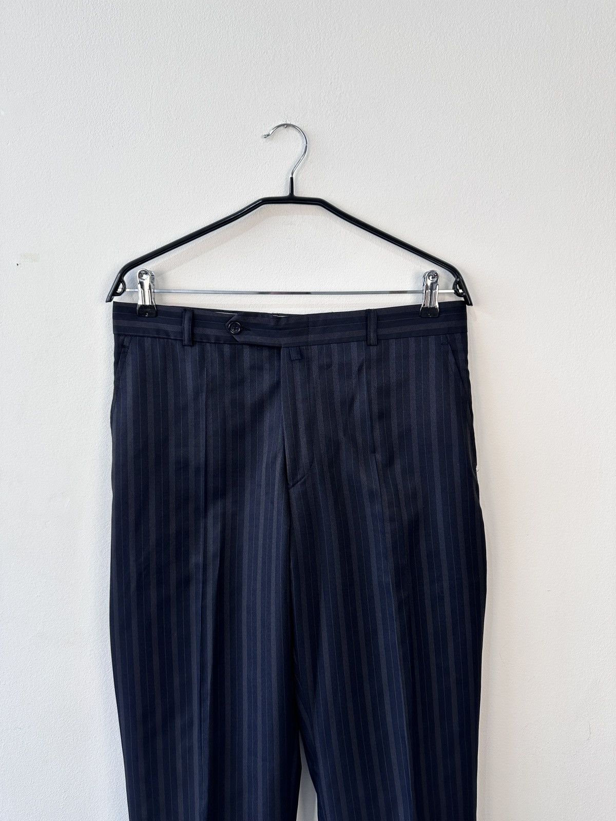 Armani Collezioni Armani Collezioni Italy Striped Trousers Flat Front Size 48 Size US 32 / EU 48 - 6 Thumbnail