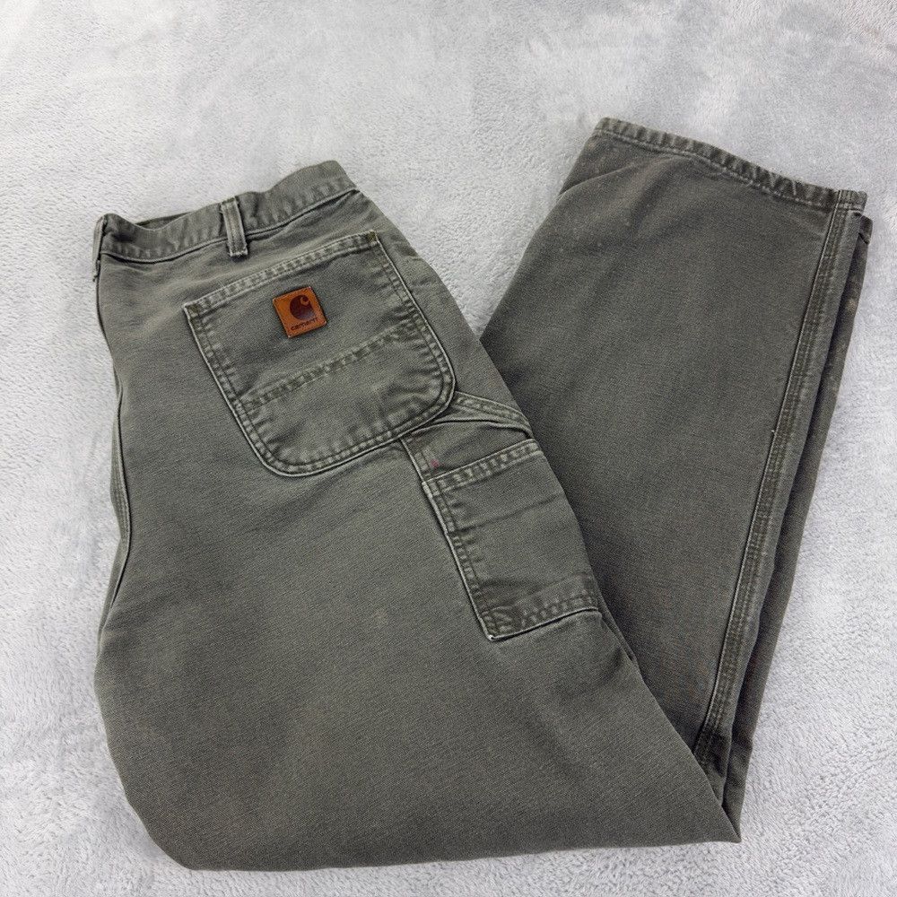 Carhartt Carhartt B11MOS Loose Straight Men's Olive Cargo Pants Size Size US 38 / EU 54 - 1 Thumbnail