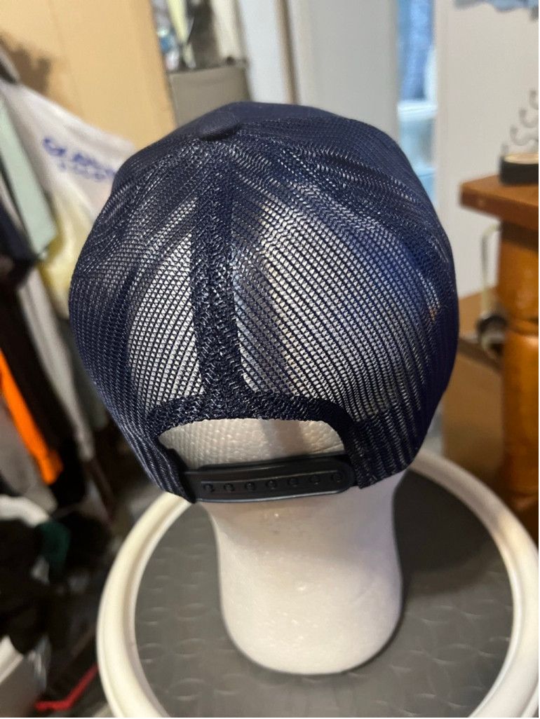 The Unbranded Brand Men's Navy Blue Trucker Hat with Neighborhood Lending Size ONE SIZE - 3 Thumbnail