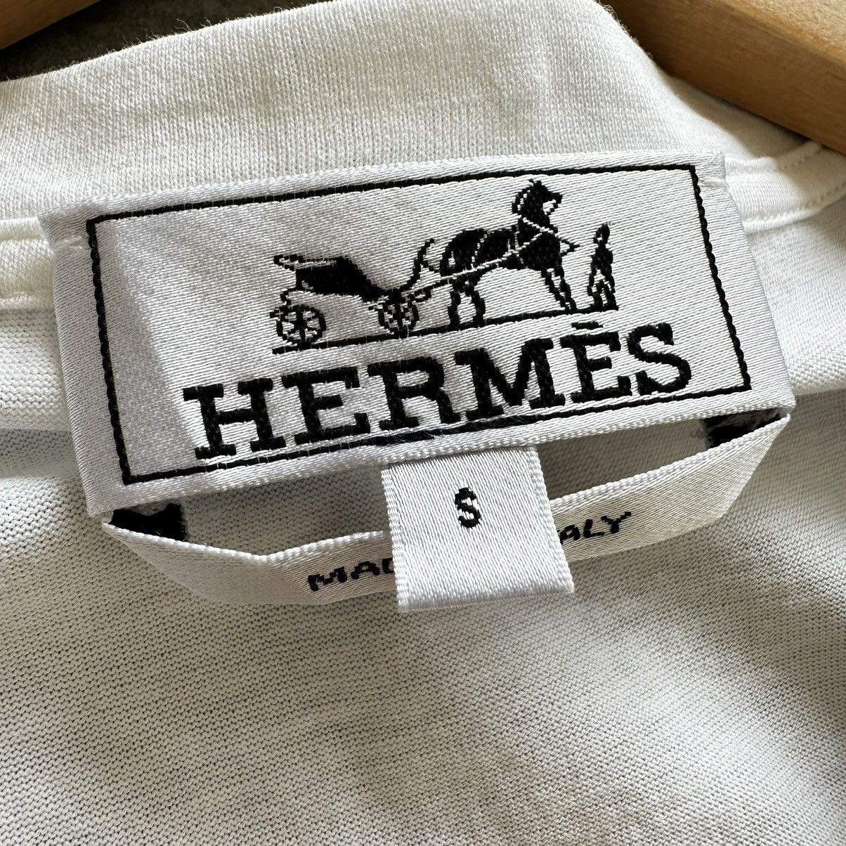 Hermes Hermes Horshoe Logo Tshirt Size US S / EU 44-46 / 1 - 4 Thumbnail