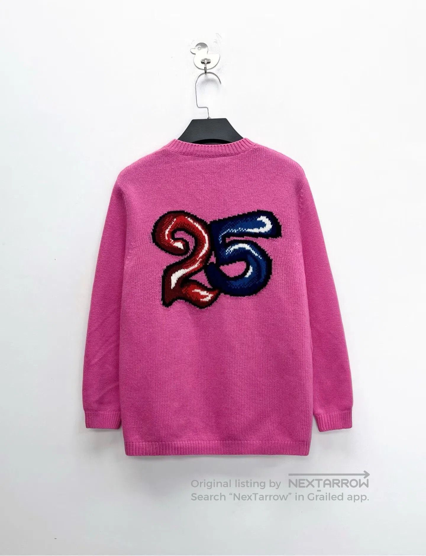 Gucci Gucci Limited Pink 25 Logo Knit Sweater. Size XXS / US 00 / IT 34 - 2 Thumbnail