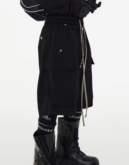 Japanese Brand × Jean Front Zipper Casual Black Shorts Size US 29 - 2 Thumbnail