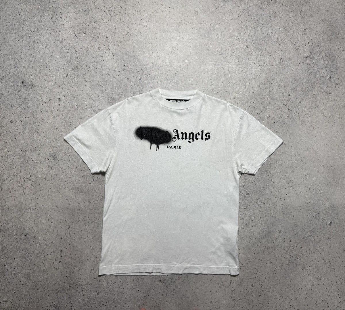 Palm Angels Palm Angels Luxury White Big Logo T-Shirt Size US M / EU 48-50 / 2 - 2 Thumbnail