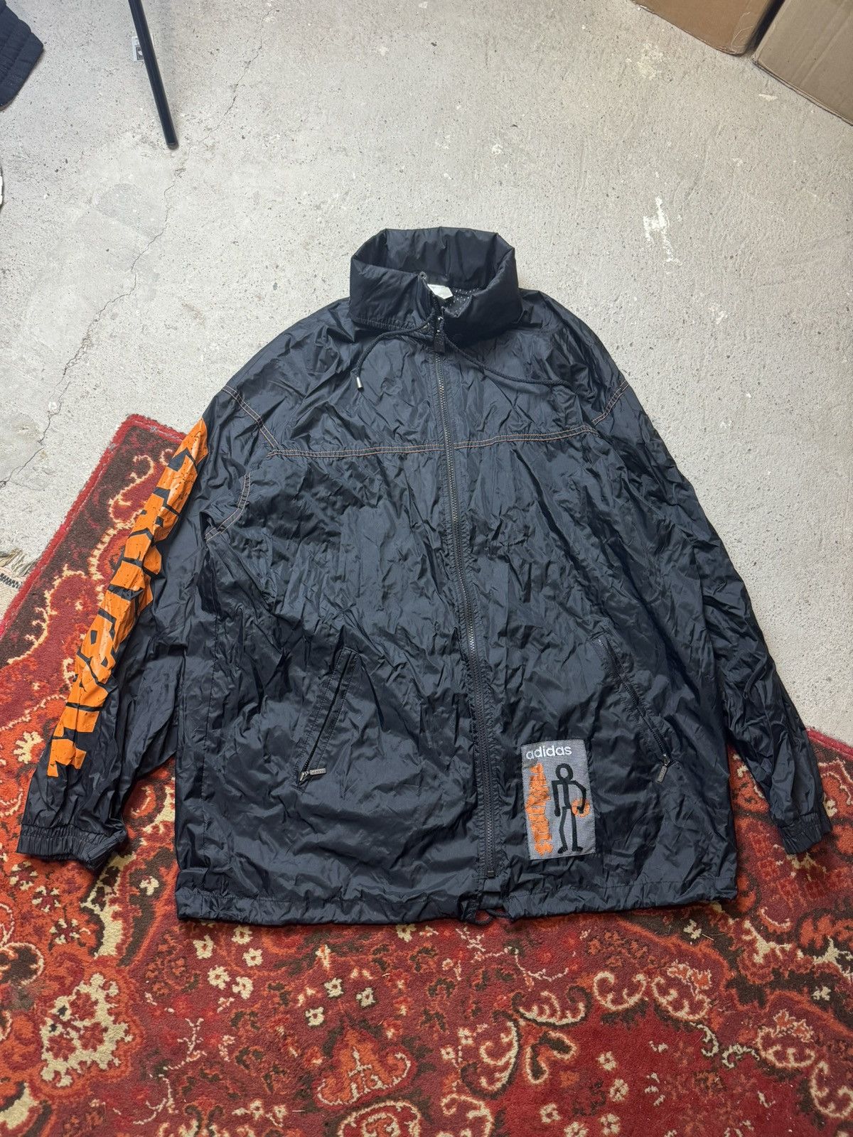 Adidas × Vintage Vintage Y2K Adidas Streetball Windbreaker Logo Track Jacket Size US L / EU 52-54 / 3 - 1 Thumbnail