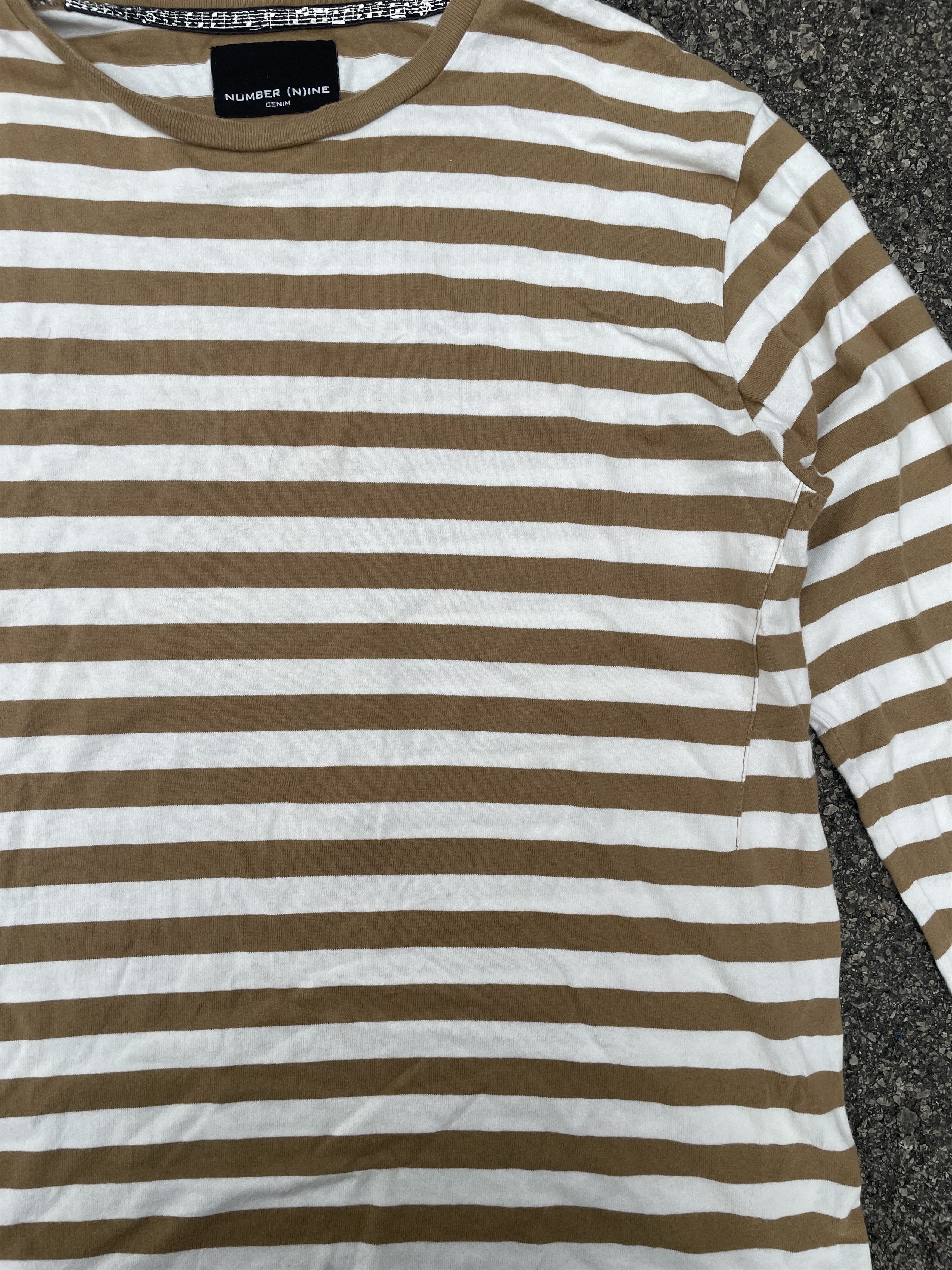 Number (N)ine Number(N)ine Striped Longsleeve tee Size US M / EU 48-50 / 2 - 4 Thumbnail