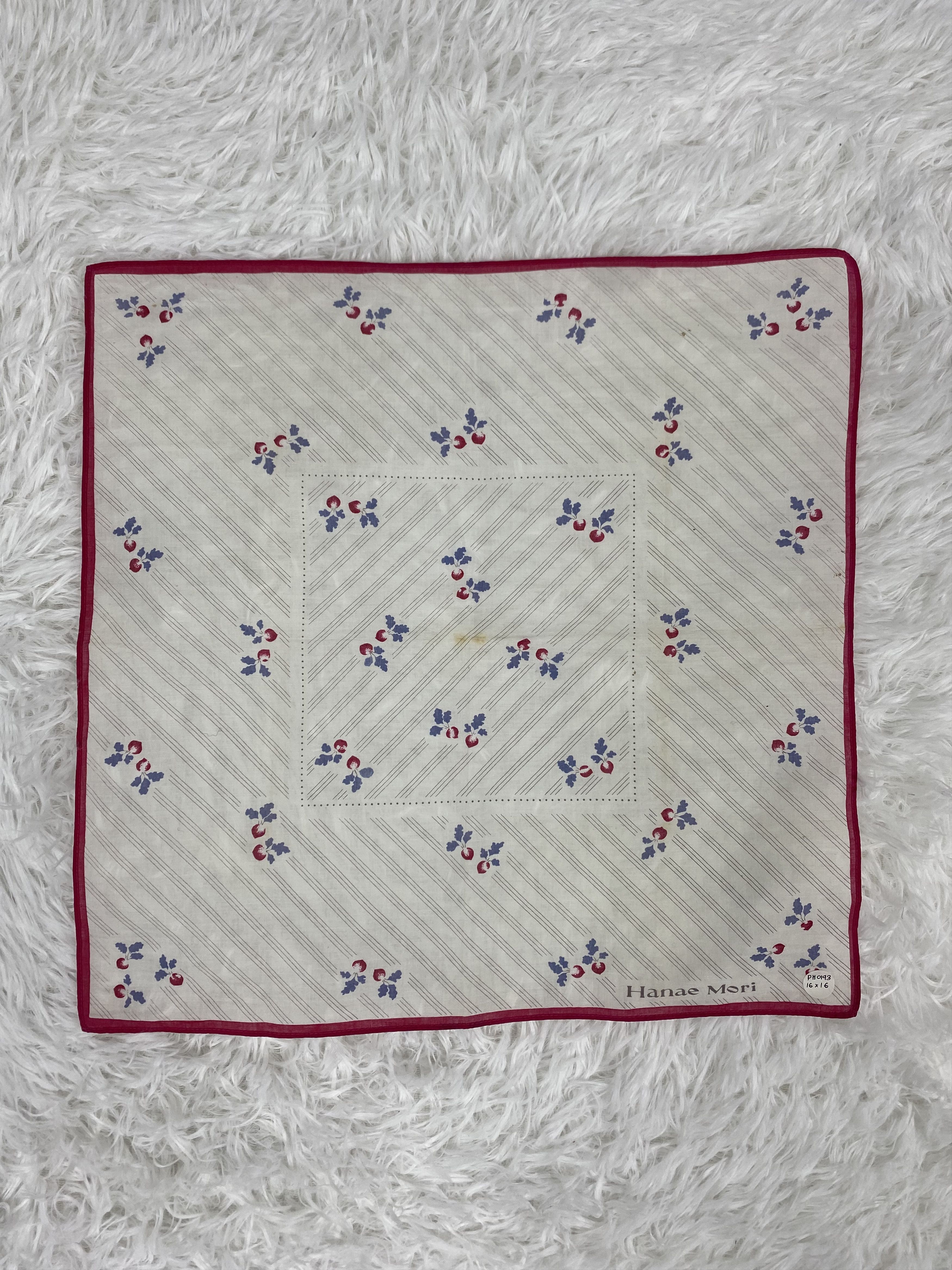 Hanae Mori × Vintage Vintage Hanae Mori Handkerchief Neckerchief PH0193 Size ONE SIZE - 3 Thumbnail