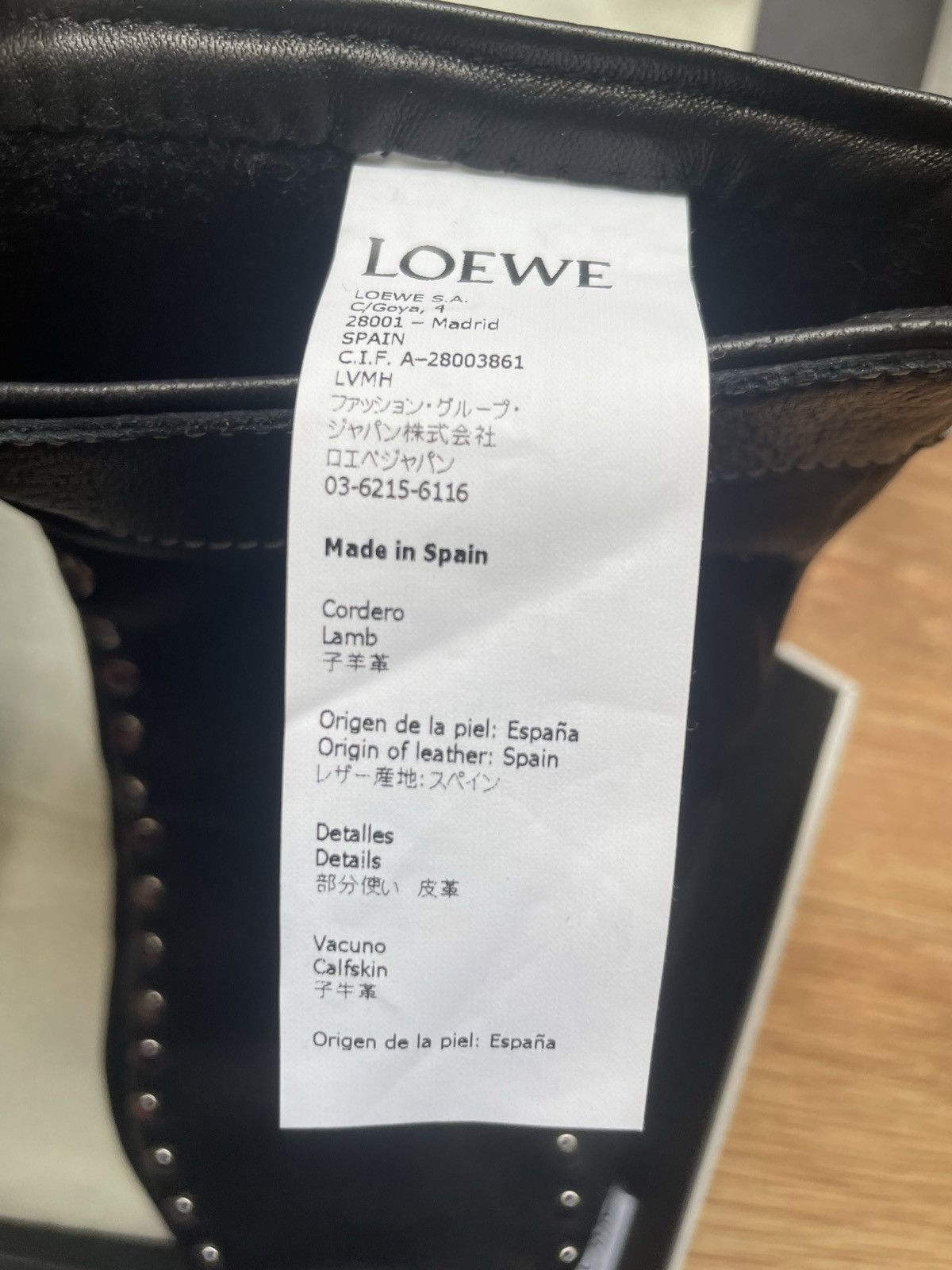 Loewe Loewe Leather Moufle Gloves Size ONE SIZE - 5 Thumbnail