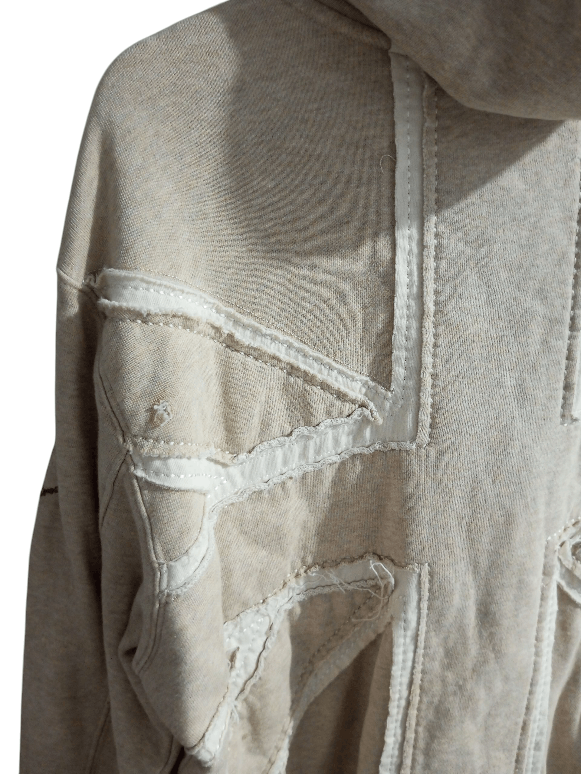 20471120 Vintage ask enquired big flag multi pocket distressed hoodie Size US XL / EU 56 / 4 - 11 Thumbnail