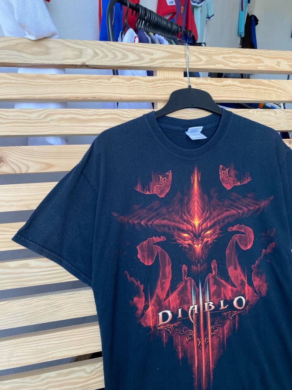 Microsoft × Playstation × Vintage Vintage Diablo 3 Fullprint Promo Tee Blizzard Video Games Size US M / EU 48-50 / 2 - 2 Thumbnail