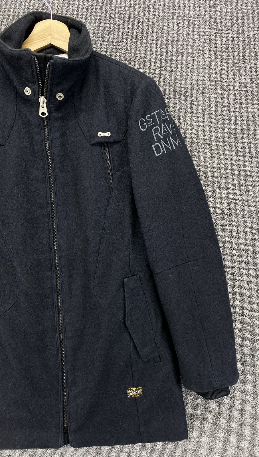 G-Star Vintage G Star Raw Denim Punk Style Wool Jacket Size S / US 4 / IT 40 - 3 Thumbnail