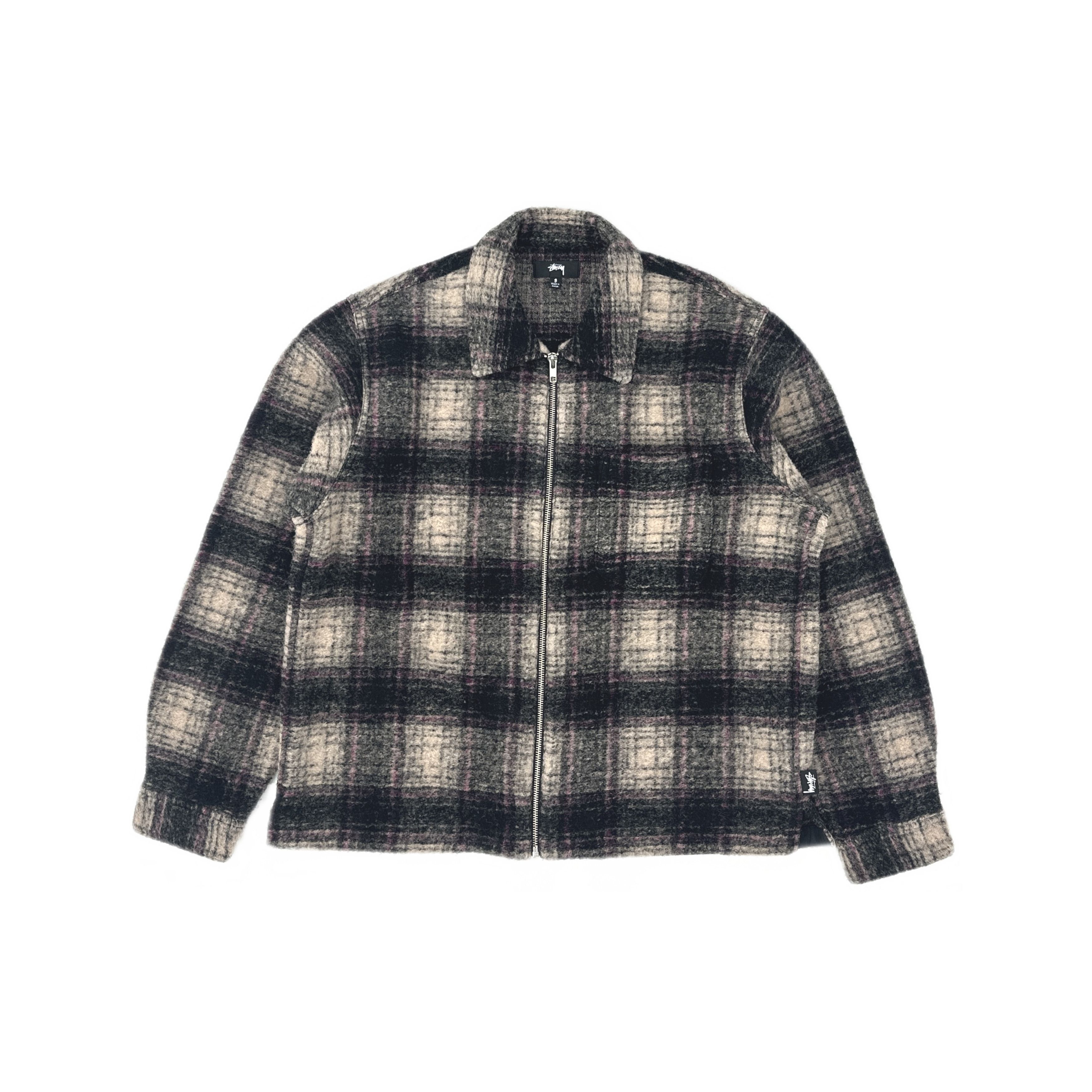 トップス STUSSY 22AW HELLSHIRE PLAID SHIRT Stussy Stussy Hellshire Plaid Shirt - Blue/Pink - Size M | Grailed