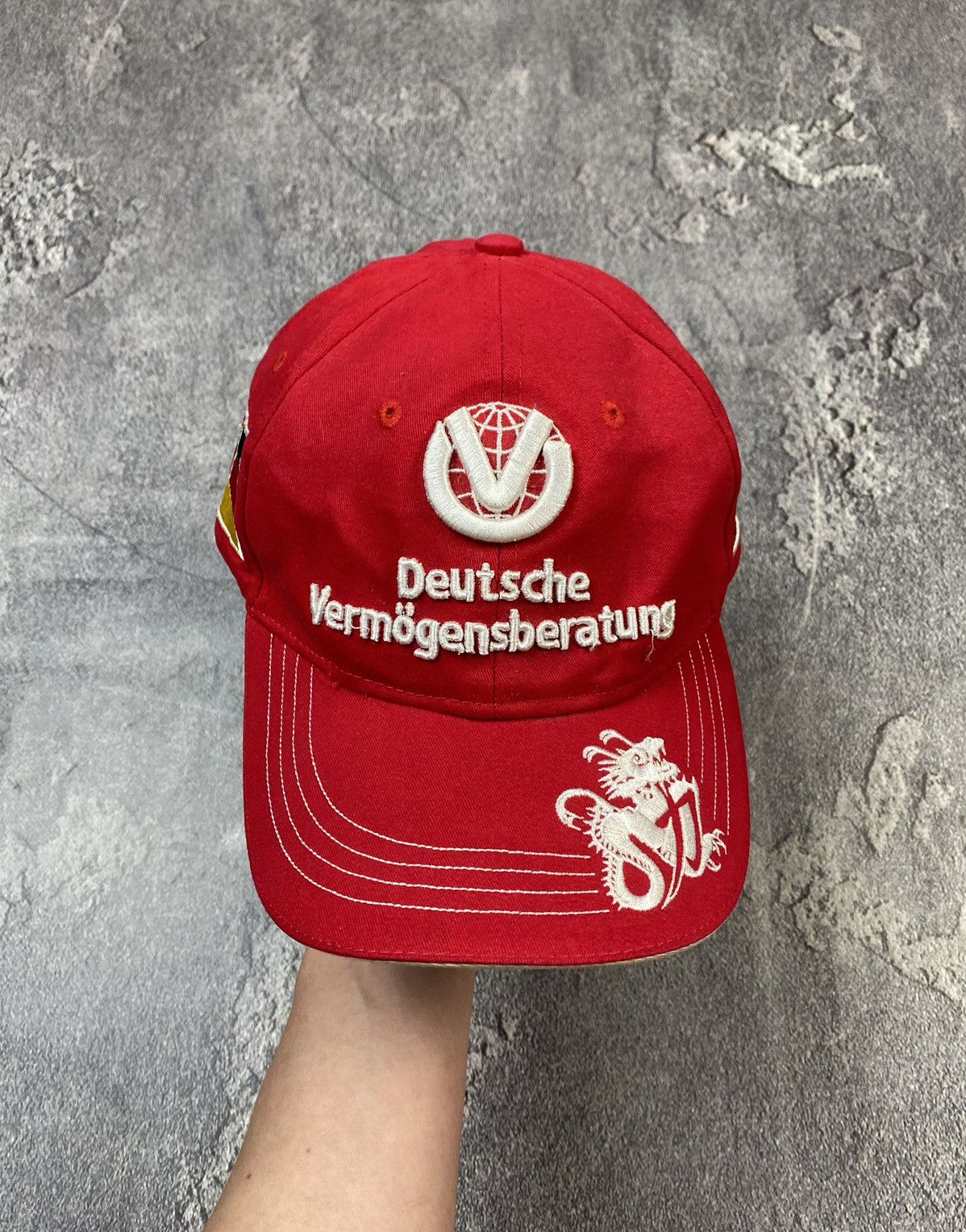 Ferrari Vintage 90s Ferrari Michael Schumacher Racing F-1 Cap Y2K Size ONE SIZE - 1 Thumbnail