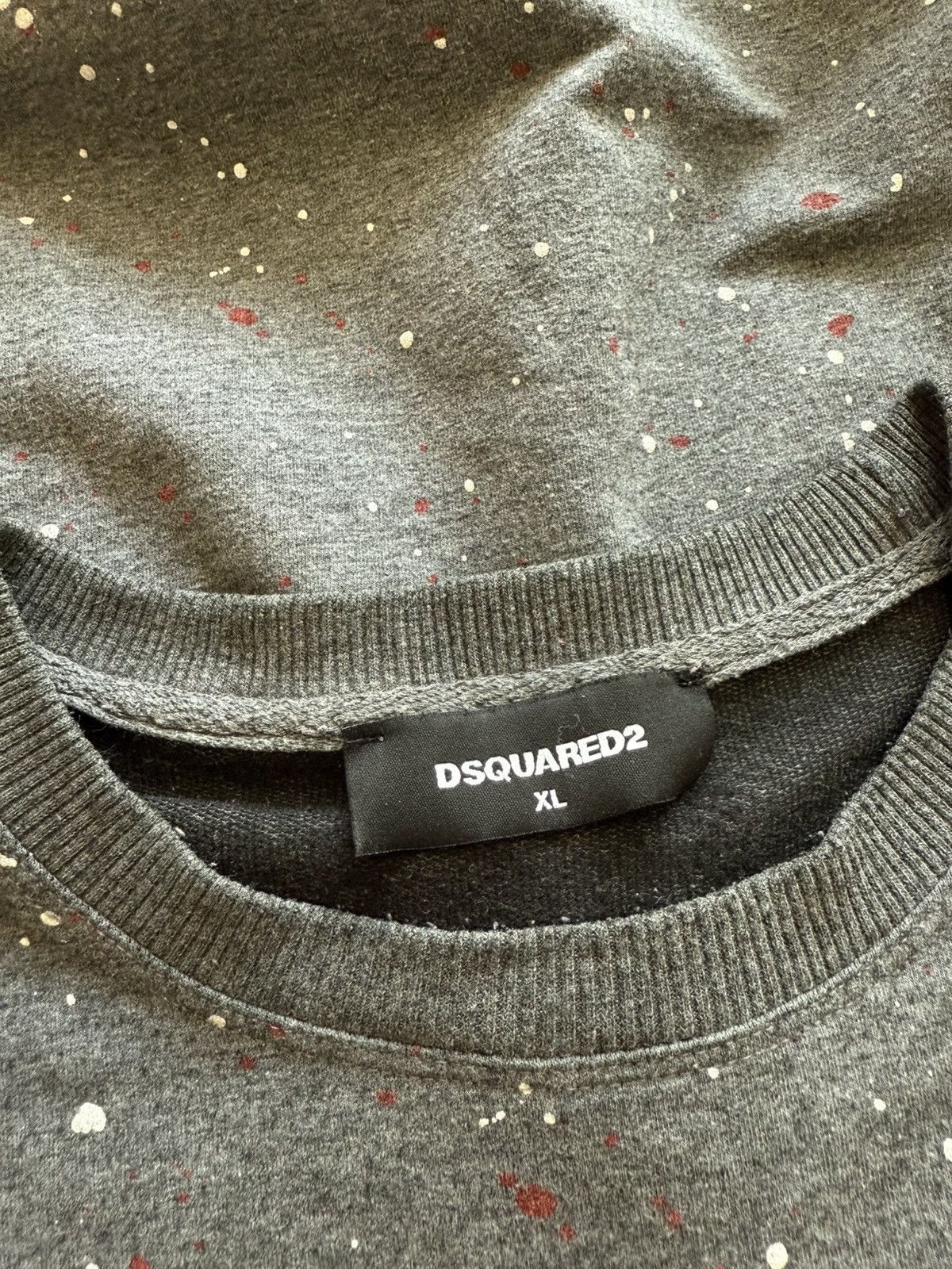 Dsquared2 Dsquared2 Japan vintage painted sweatshirt Size US XL / EU 56 / 4 - 5 Thumbnail