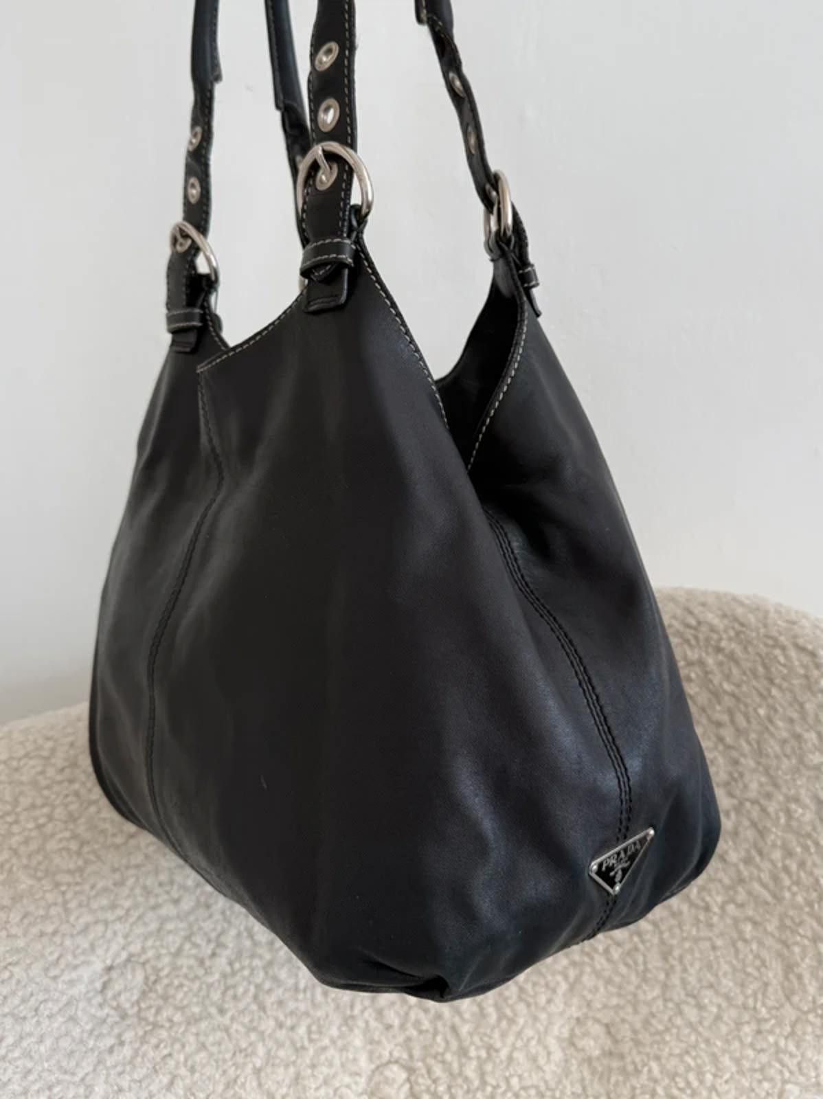 Prada Prada Leather Shoulder Bag Size ONE SIZE - 9 Thumbnail