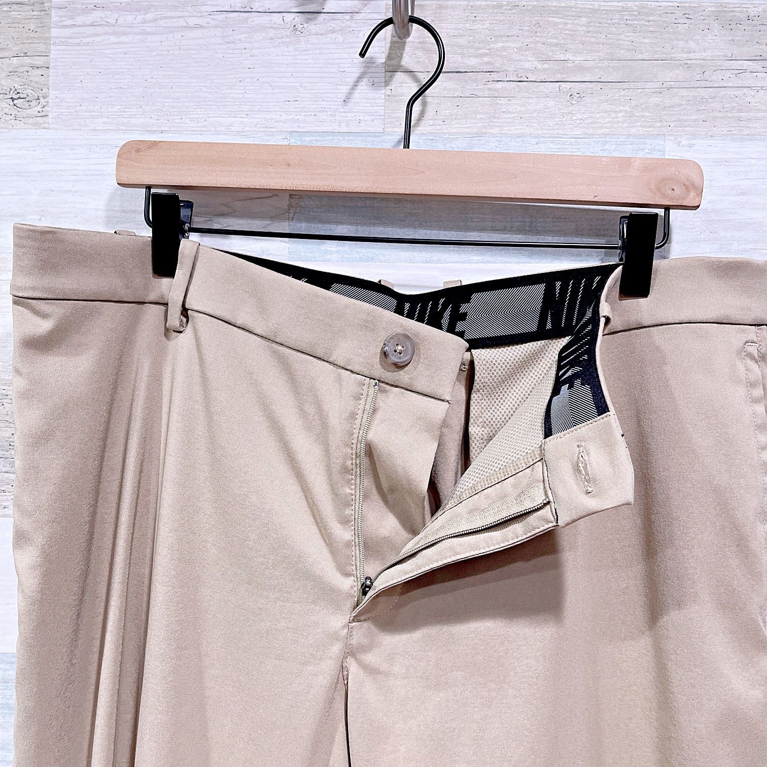 Nike NIKE Flat Front Performance Golf Pants Beige Mens 38x32 Size US 38 / EU 54 - 3 Thumbnail