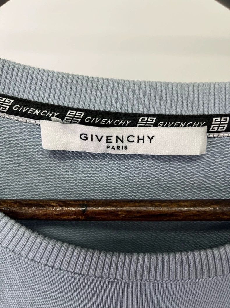 Givenchy Givenchy Hazy Blue Incomplete Logo Hoodie Size US XS / EU 42 / 0 - 3 Thumbnail