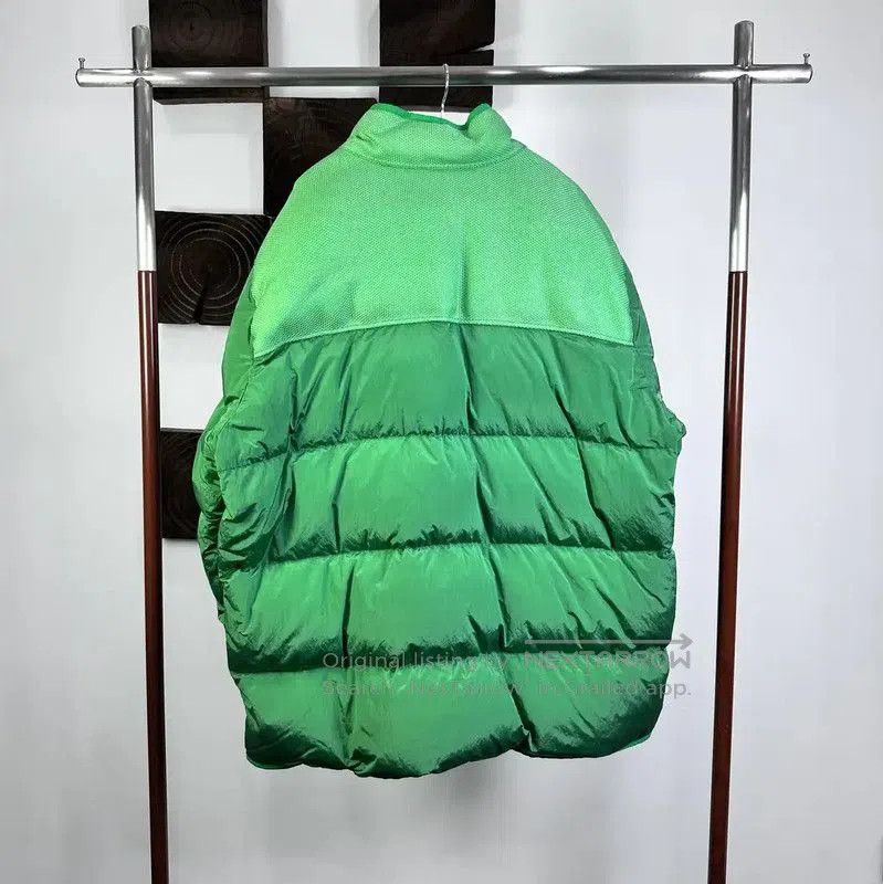Stone Island Stone Island Green Cotton Blend Puffer Jacket . Size US XXL / EU 58 / 5 - 1 Thumbnail